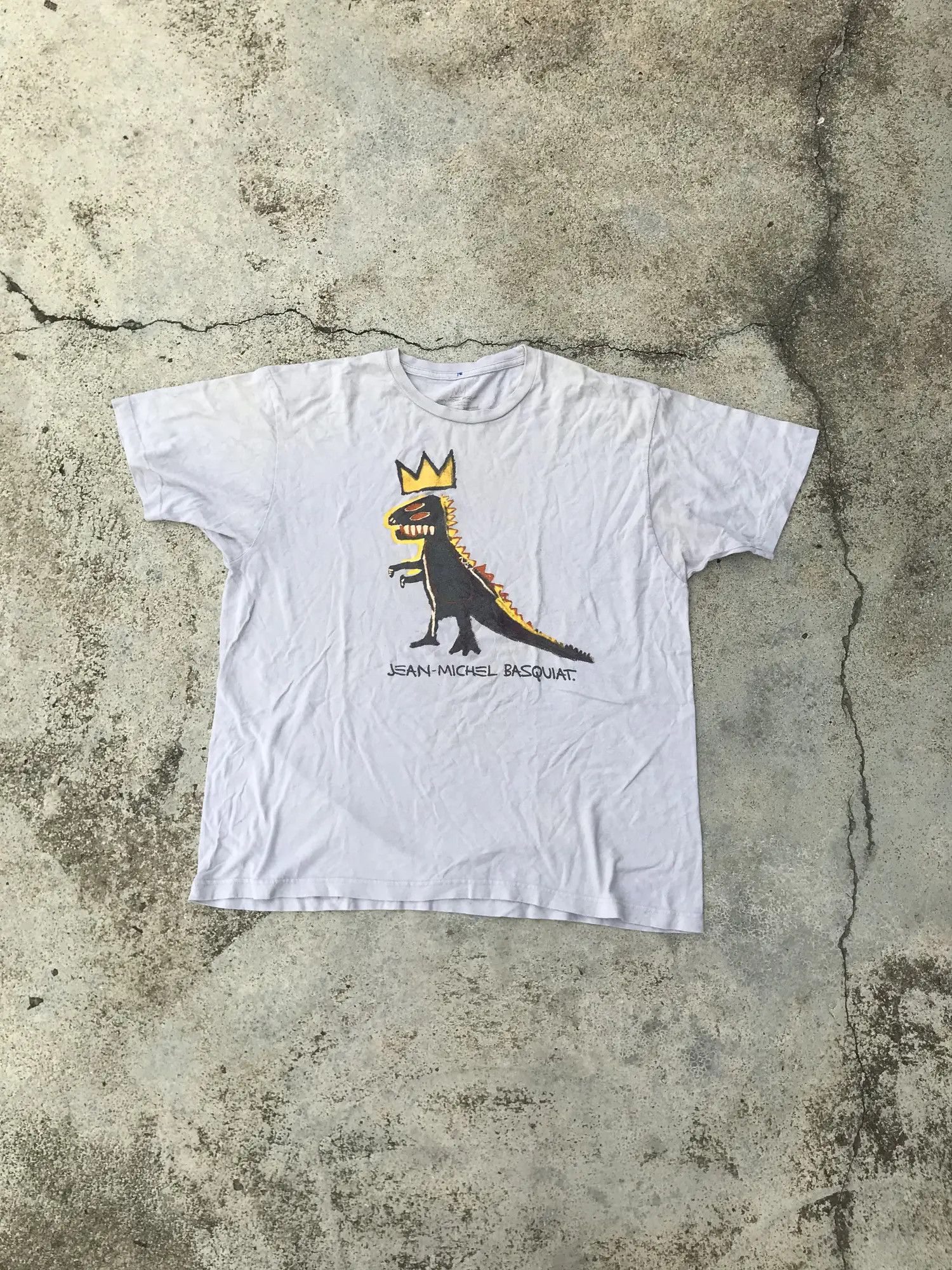 Jean-Michel Basquiat Jean Michel Basquiat Logo Tee Size US L / EU 52-54 / 3 - 4 Thumbnail