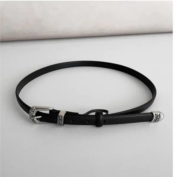 Jewelry Retro Metal Belt – Simple Silver, Versatile Fit Size ONE SIZE - 7 Thumbnail