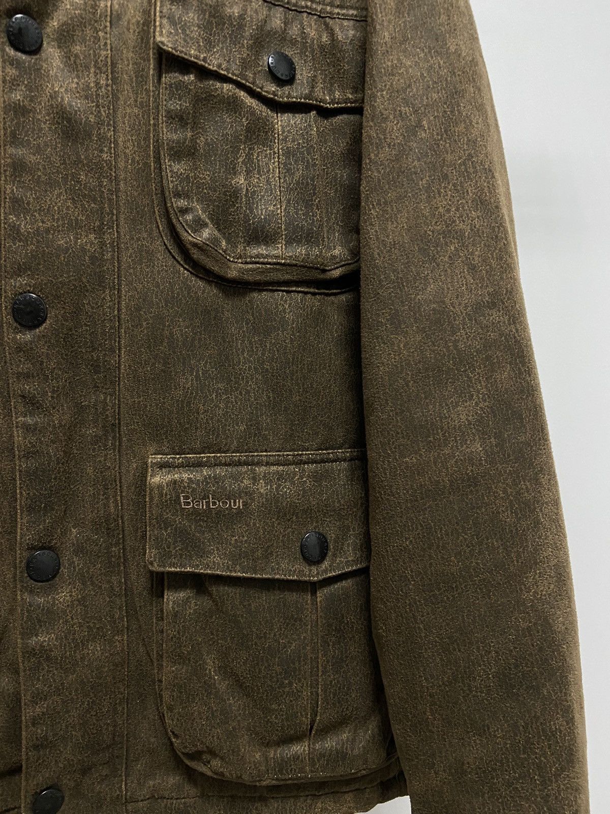 Barbour × Vintage Barbour Jacket small Logo Vintage Avant Garde waxed Size US M / EU 48-50 / 2 - 5 Thumbnail