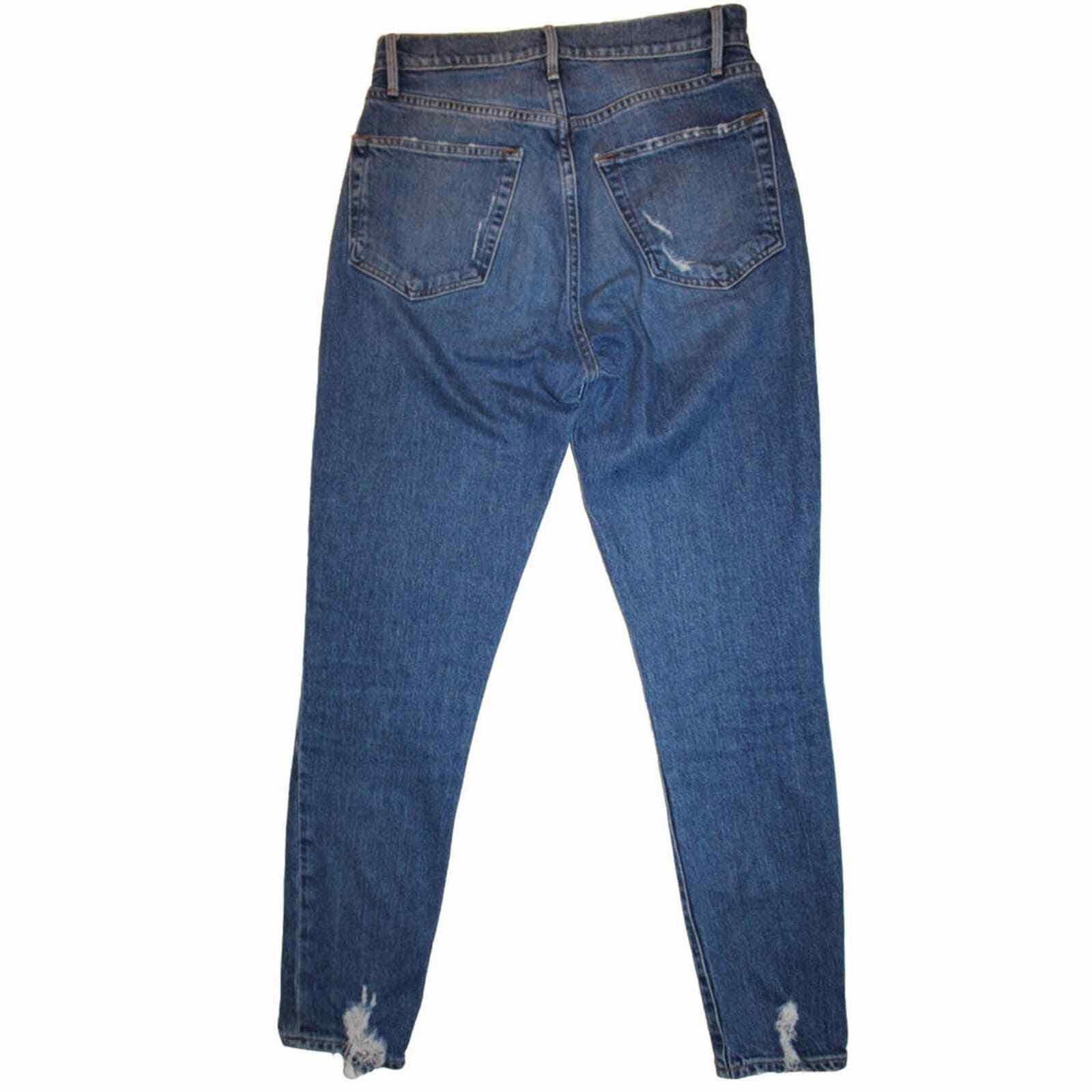 Frame Frame Denim Womens Blue Le Skinny Distressed Jeans Size 27 Size 25" / US 0 / IT 36 - 2 Thumbnail