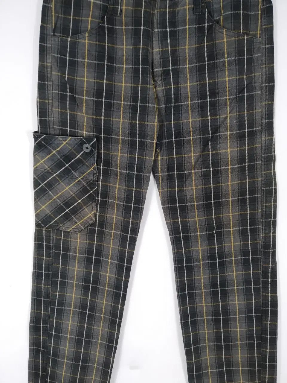 Japanese Brand Milkboy Vintage Japanese Plaid Tartan Punk Pants, Size M Size US 31 - 5 Thumbnail