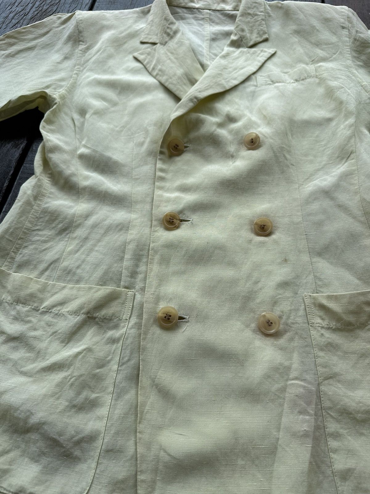 Designer × Vintage × Yohji Yamamoto Vintage Y’S Yohji Yamamoto short sleeve jacket Size S / US 4 / IT 40 - 3 Thumbnail