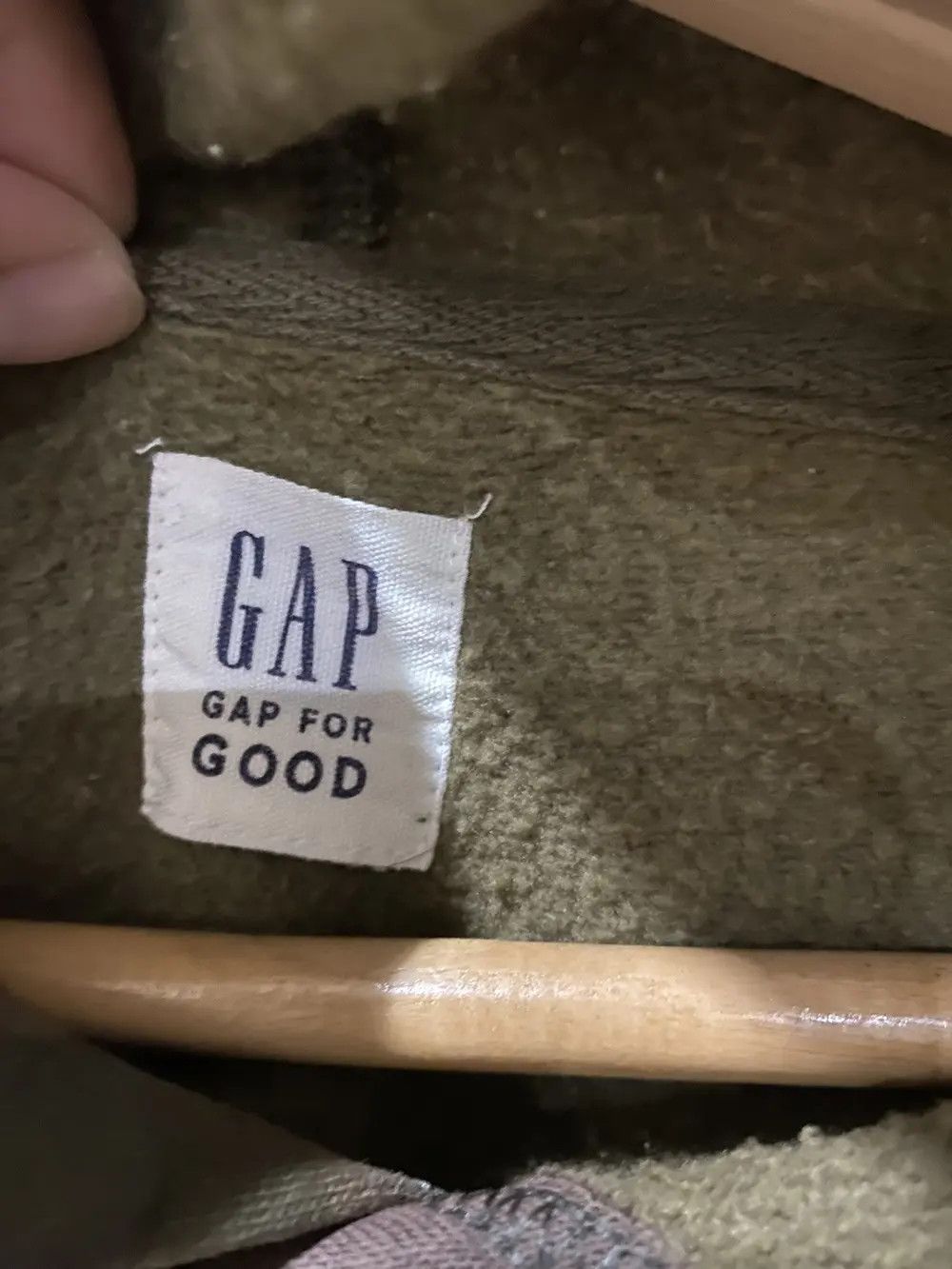 Gap Vintage Gap Army Military Spell Out Pullover Hoodies Size US S / EU 44-46 / 1 - 4 Thumbnail