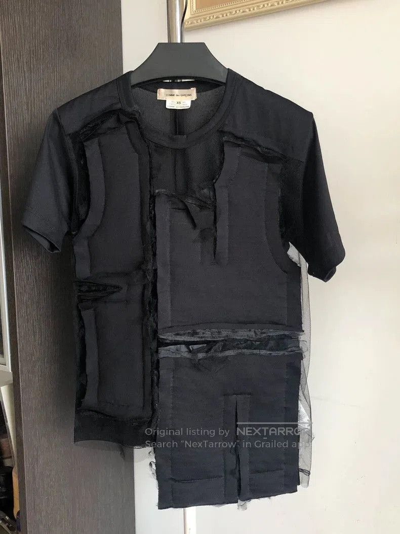 Comme des Garcons Comme des Garcons patchwork lump short-sleeve T-shirt. Size US XS / EU 42 / 0 - 1 Thumbnail