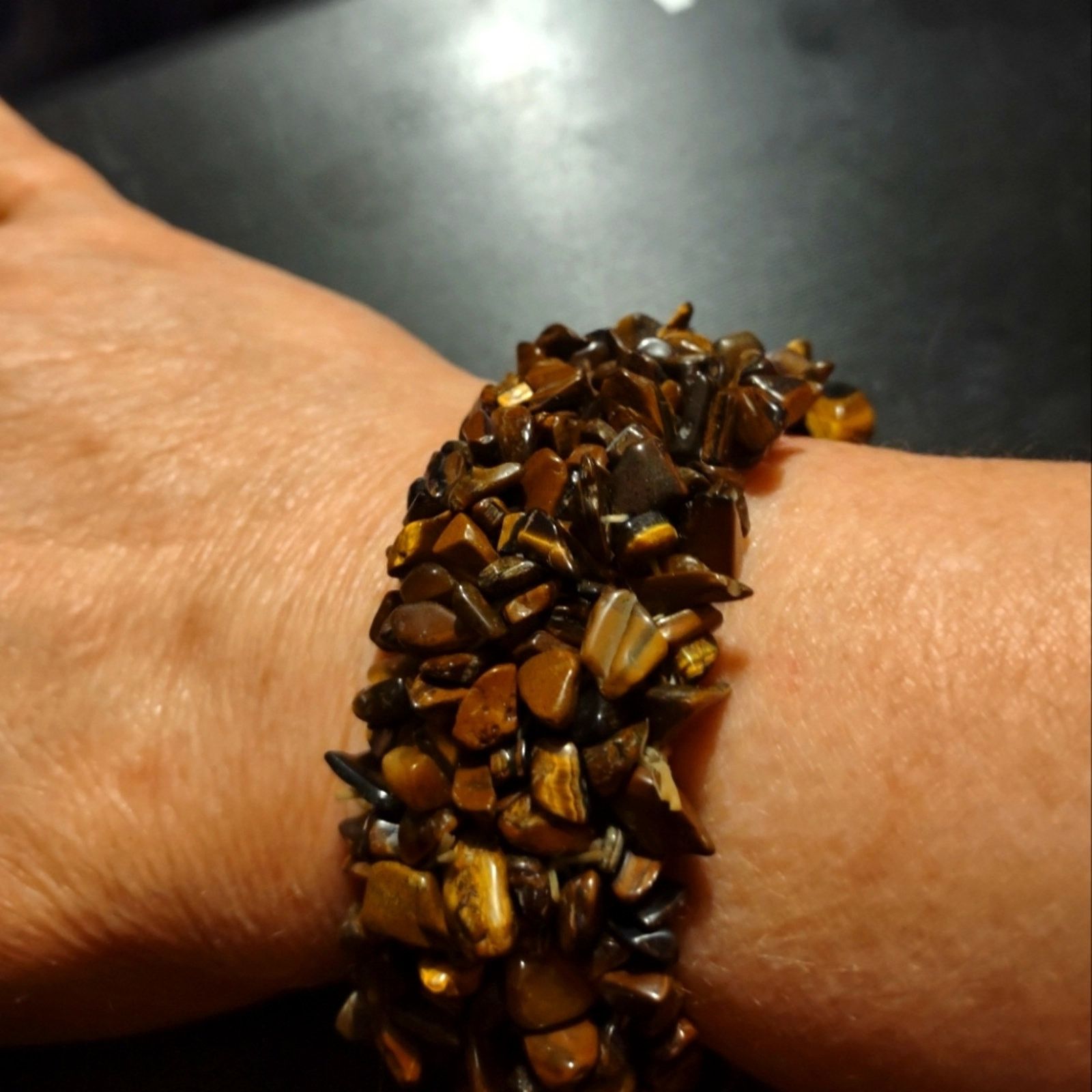 Vintage Gorgeous tigers eye bracelet very well made Size ONE SIZE - 1 Thumbnail