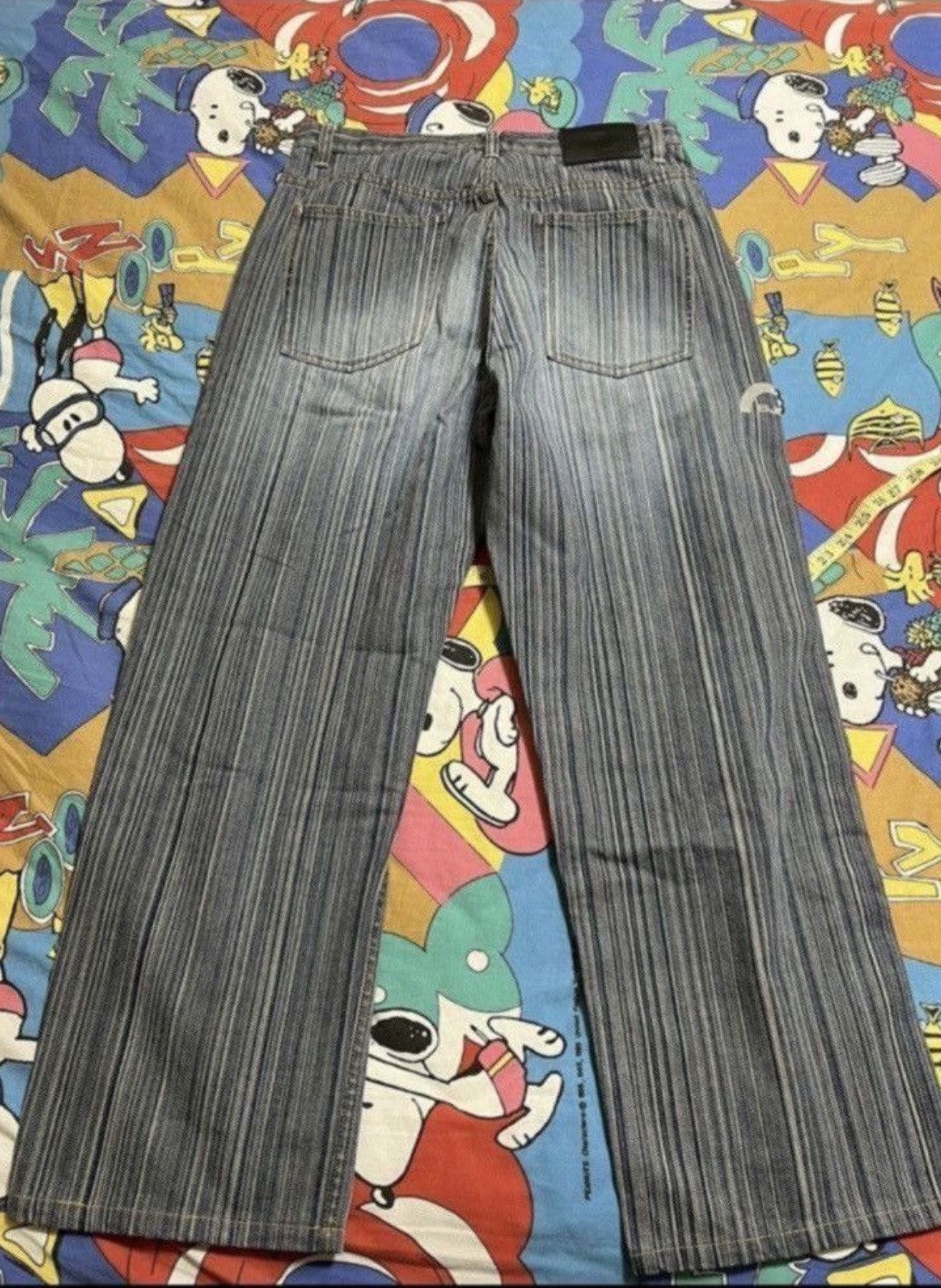 Sean John ***FINAL DROP***RARE 00s SEAN JOHN HICKORY STRIPE DENIM 32 Size US 32 / EU 48 - 15 Thumbnail