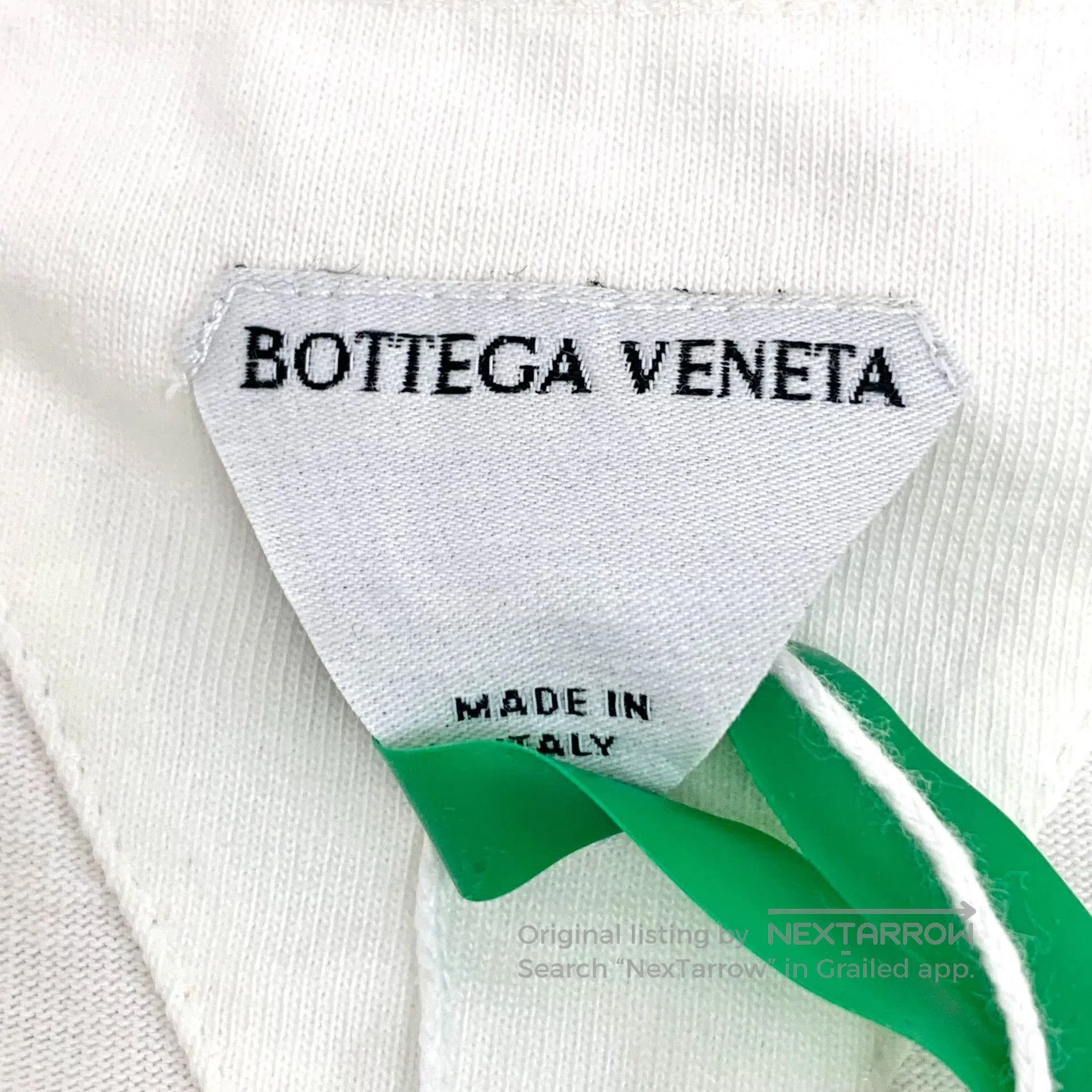 Bottega Veneta Bottega Veneta White Logo Embroidered T-Shirt. Size US S / EU 44-46 / 1 - 6 Thumbnail
