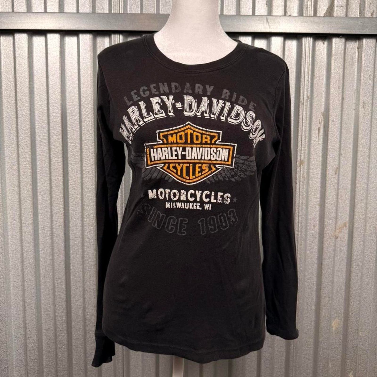 Harley Davidson Harley davidson black long sleeve Size US L / EU 52-54 / 3 - 1 Thumbnail