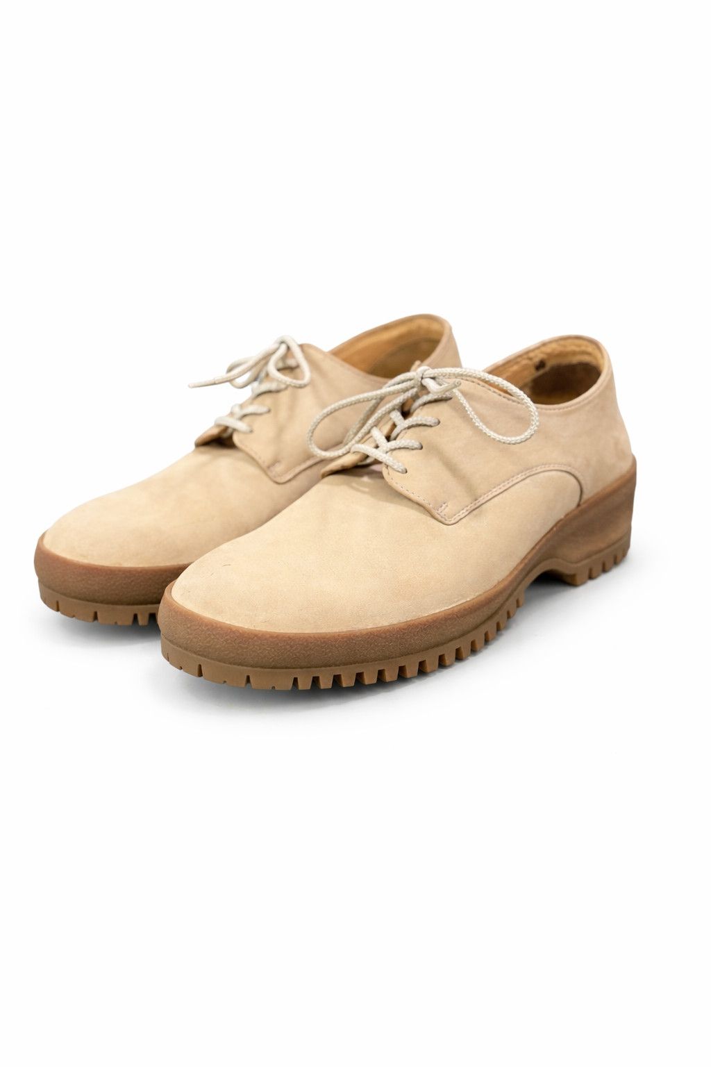 Kenzo Kenzo Nubuck Derby Shoes Cream / Beige – EU 42 Size US 9 / EU 42 - 1 Thumbnail
