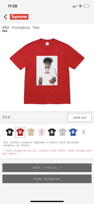 Supreme NBA Youngboy Tee | Grailed