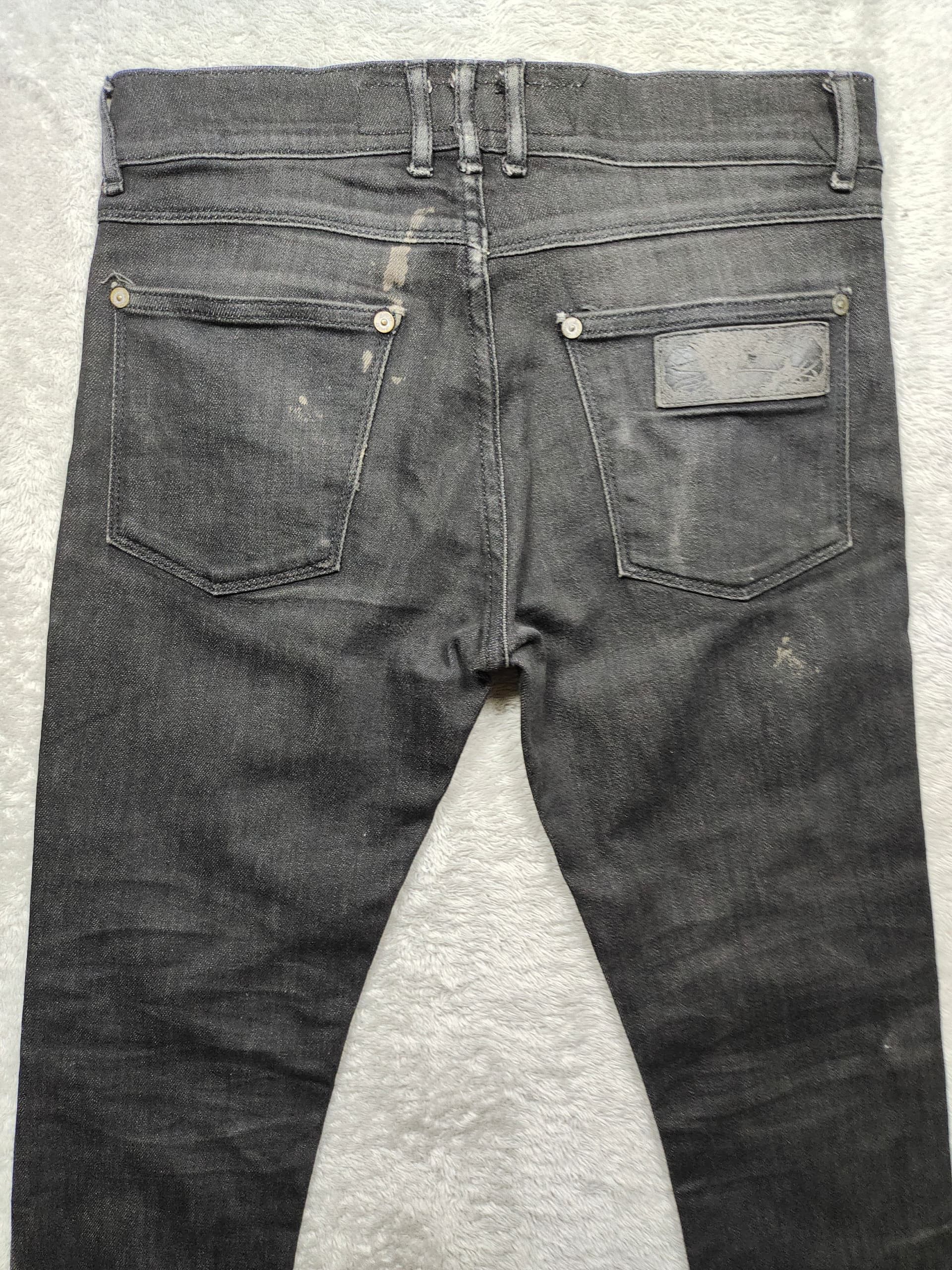 April 77 APRIL 77 RIPPED SKINNY BLACK JEANS Size 28" / US 6 / IT 42 - 4 Thumbnail