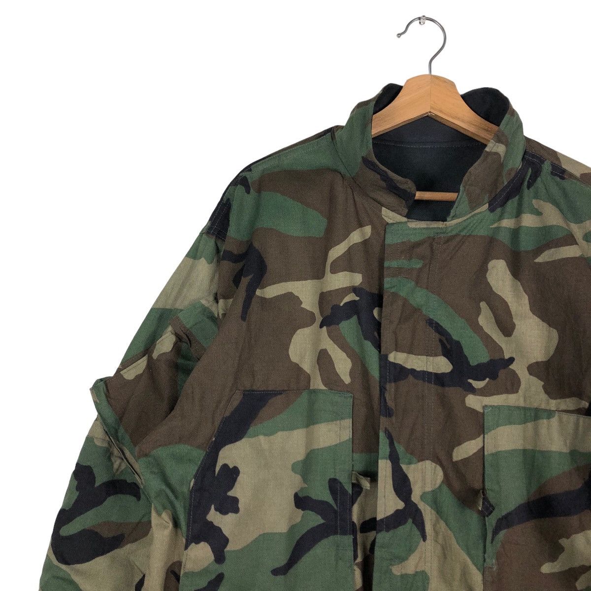 Vintage 🔥Vintage Chore Military Chemical Protective Jacket Camo Size US M / EU 48-50 / 2 - 7 Thumbnail