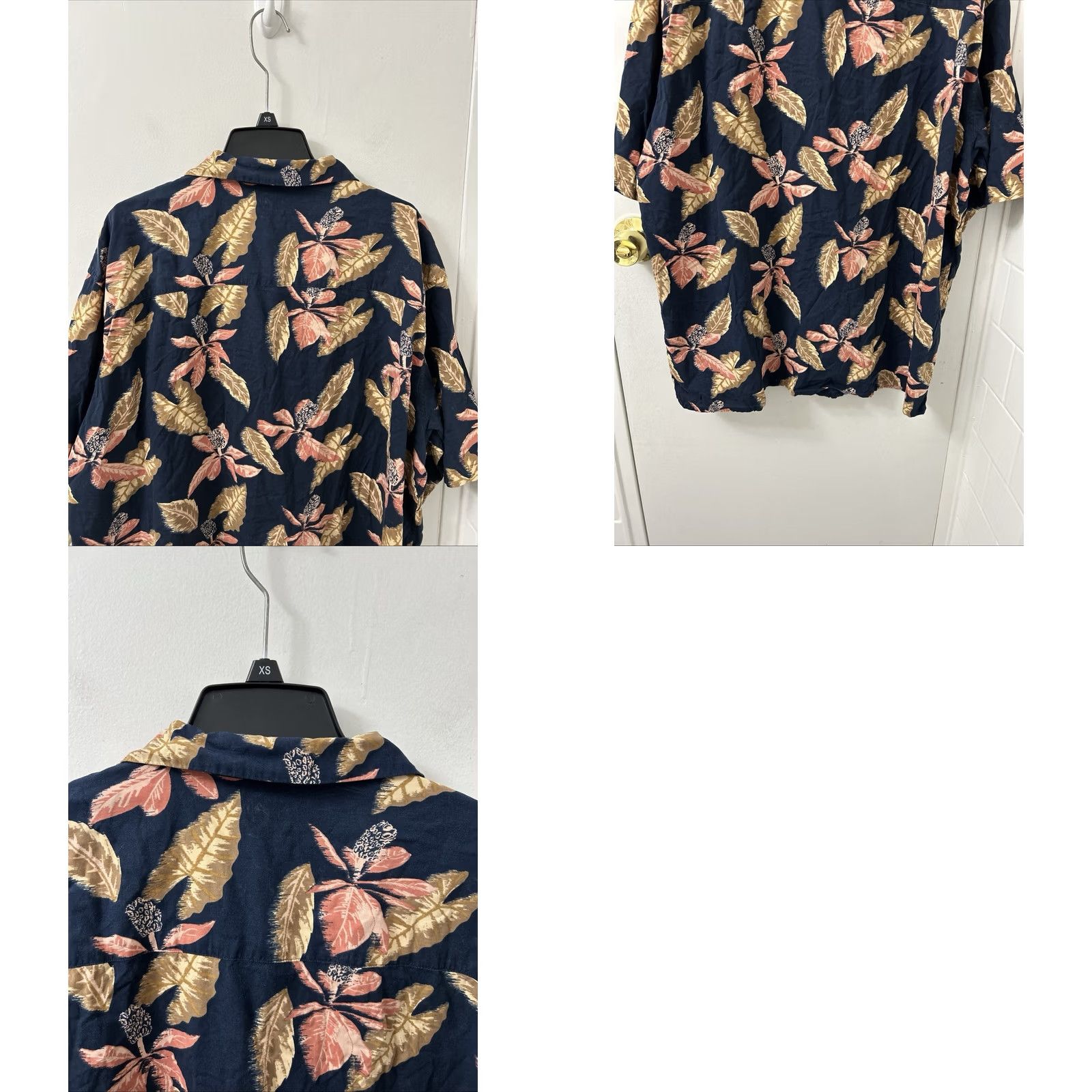 Uniqlo UNIQLO Floral Shirt Mens L Blue Hawaiian Short Sleeve Button-Up Casual Shirt Size US L / EU 52-54 / 3 - 8 Thumbnail