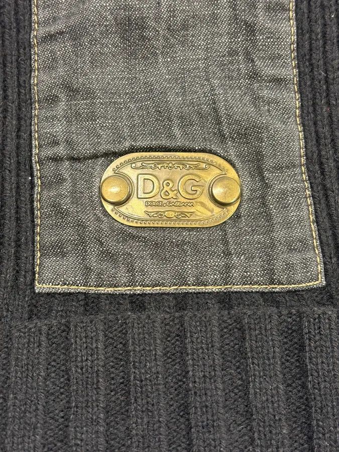 Dolce & Gabbana AW2006 Dolce & Gabbana Black Wool Ribbed Beanie Size ONE SIZE - 9 Thumbnail