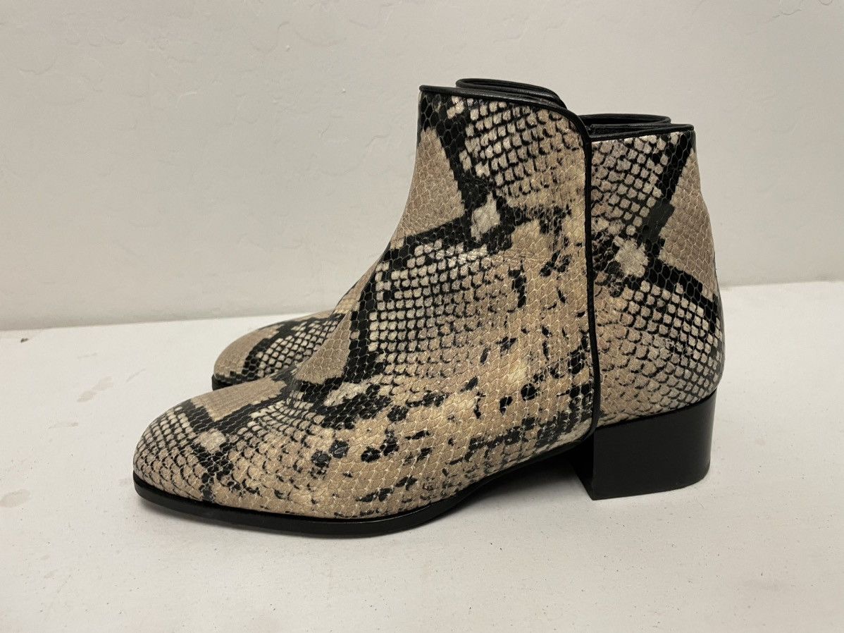 Aquatalia FUOCO Water Resistant Booitie in Snake Print Size US 10 / IT 40 - 9 Thumbnail