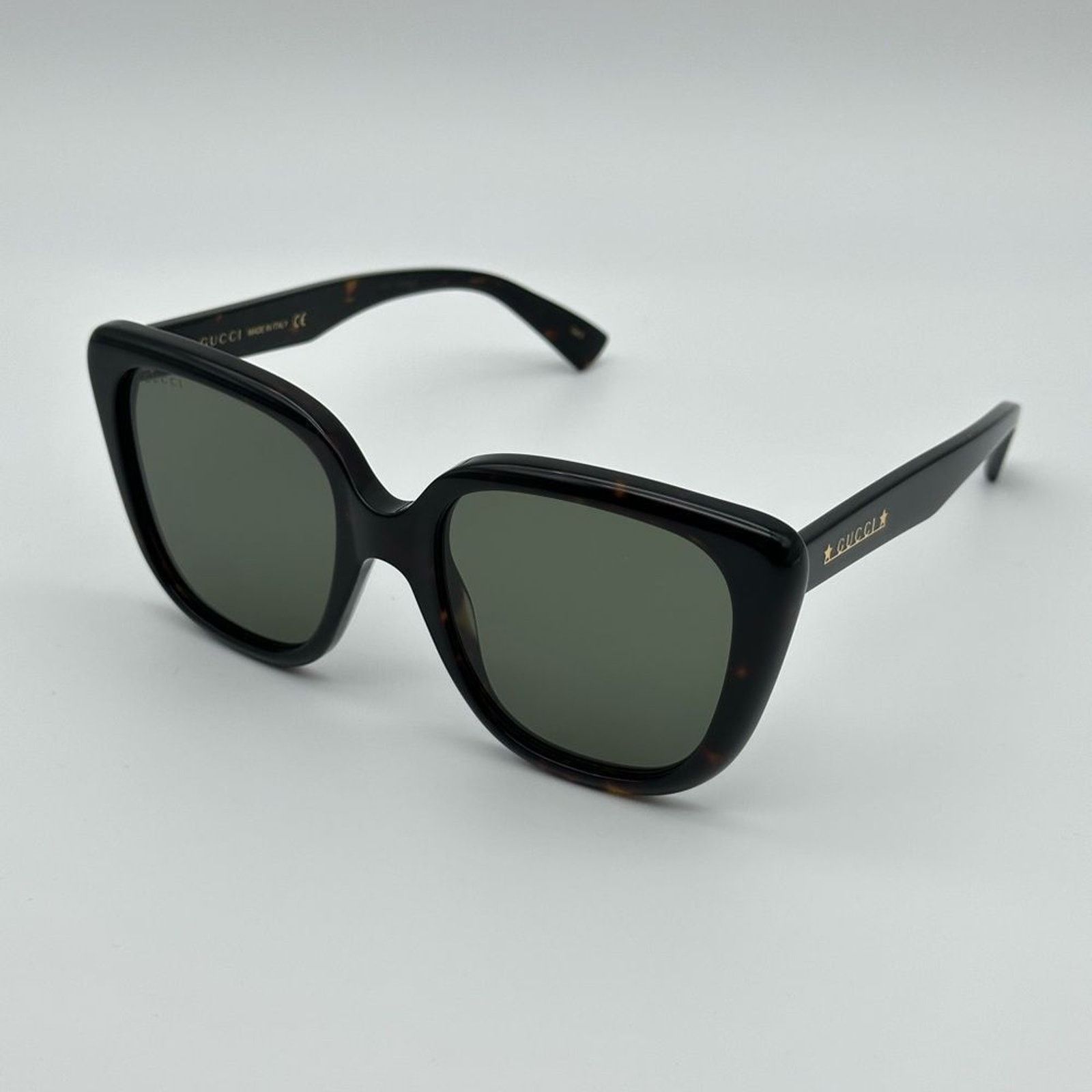 Gucci BRAND NEW GUCCI GG1169S 003 Havana/Green Women Sunglasses Size ONE SIZE - 2 Thumbnail
