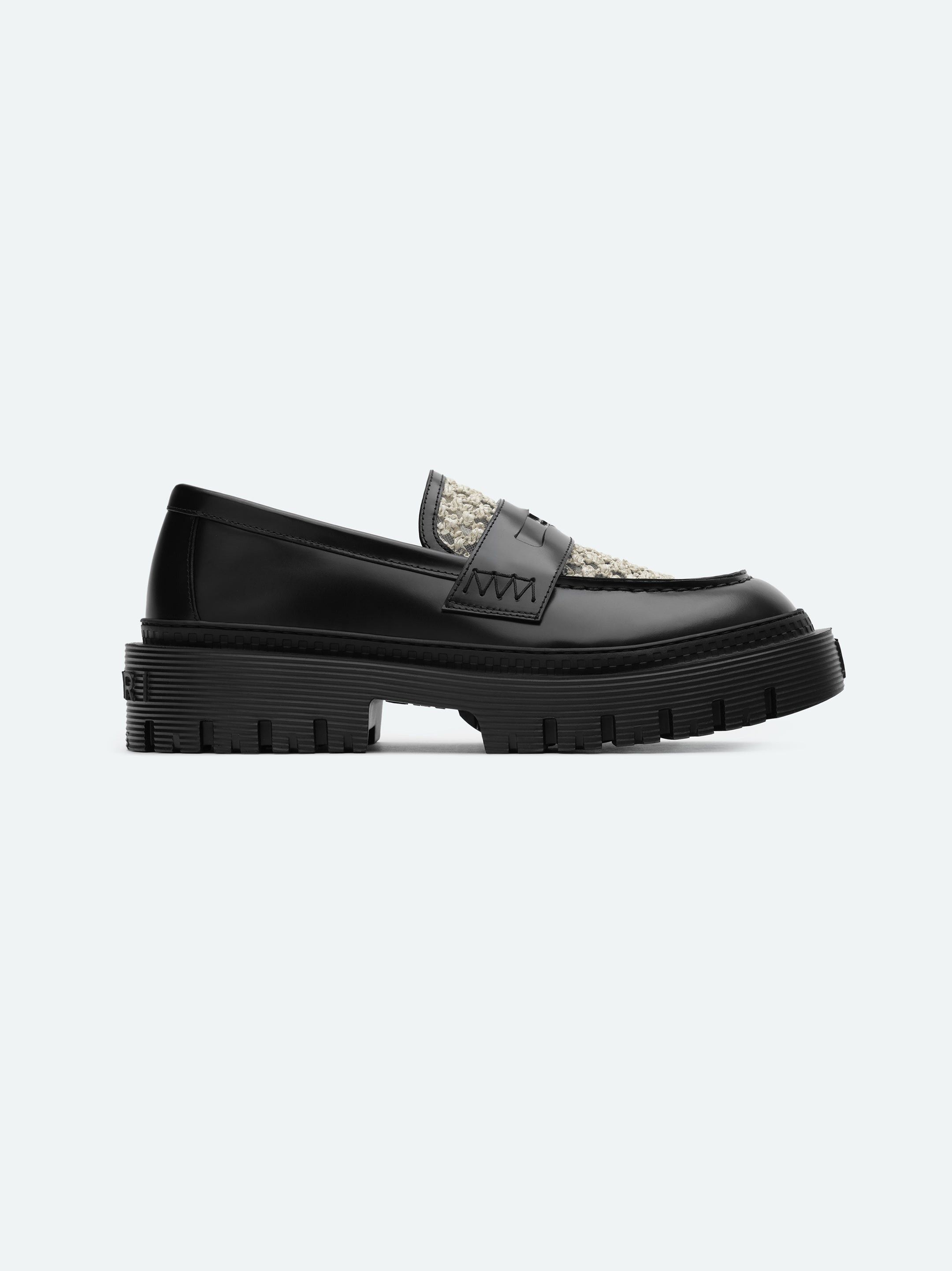 Amiri o1s1wg110525 Jumbo Loafers in Black/White Size US 9 / EU 42 - 1 Thumbnail