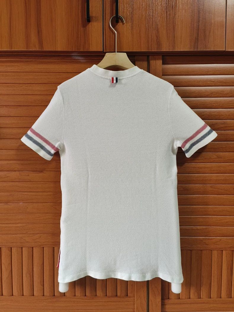 Thom Browne Thom Browne Round collar short sleeves Size US M / EU 48-50 / 2 - 2 Thumbnail