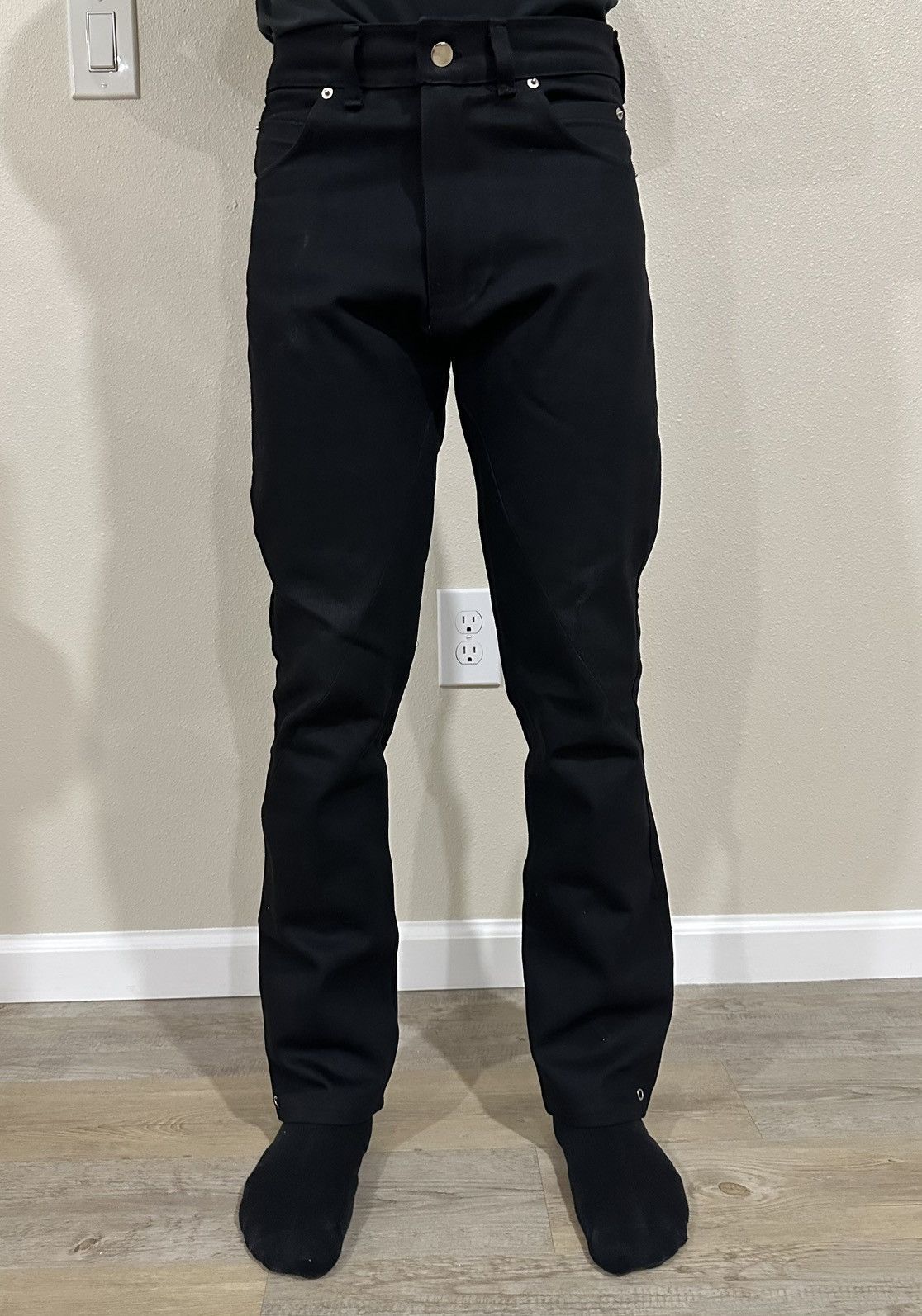 Other Custom Dior Style Black Denim Size US 29 - 12 Thumbnail