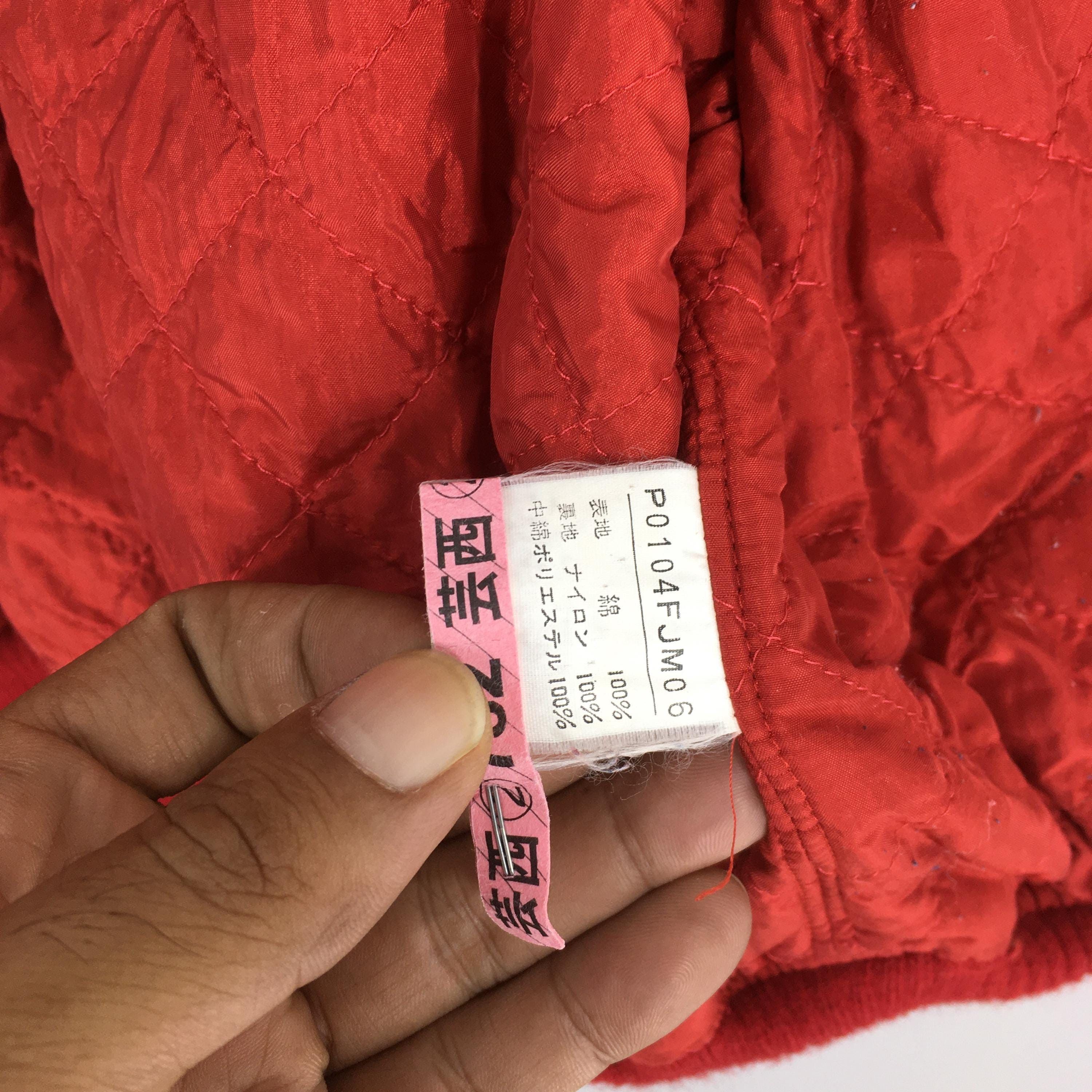 Pink House Vintage Pink House Japan Red Bomber Jacket Medium Size US M / EU 48-50 / 2 - 6 Thumbnail