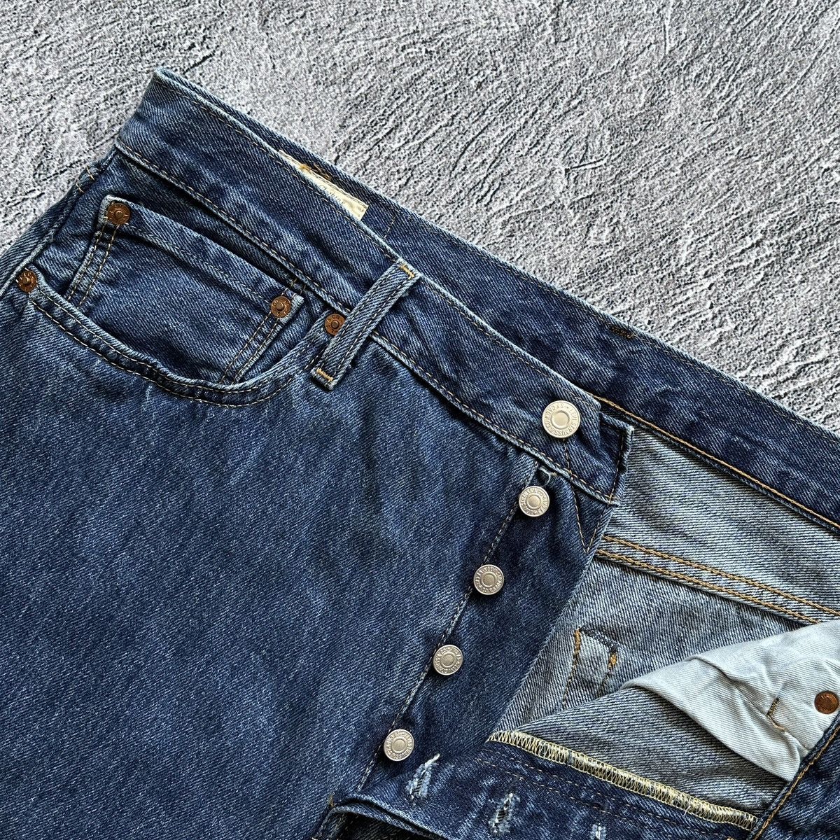 Levi's Men’s Jeans Levi’s 501 Premium Dark Blue Size: 36/32 Size US 36 / EU 52 - 12 Thumbnail