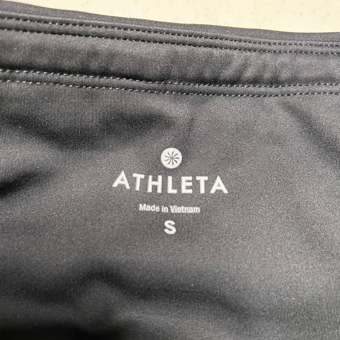 Athleta Athleta Women’s Gray Floral Mesh Panel Athletic Leggings - S Size 26" / US 2 / IT 38 - 6 Thumbnail