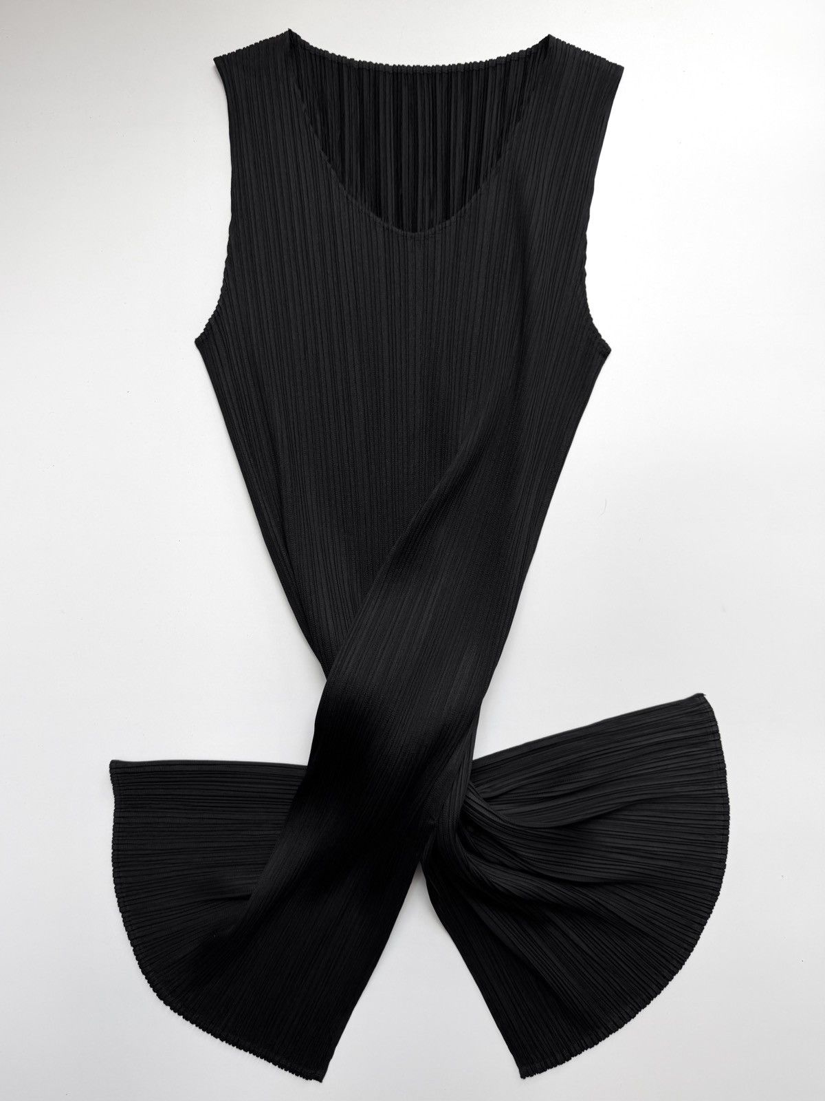 Pleats Please Issey Miyake Pleats Please AW2000 Side Split Sleeveless Top Size M / US 6-8 / IT 42-44 - 2 Thumbnail