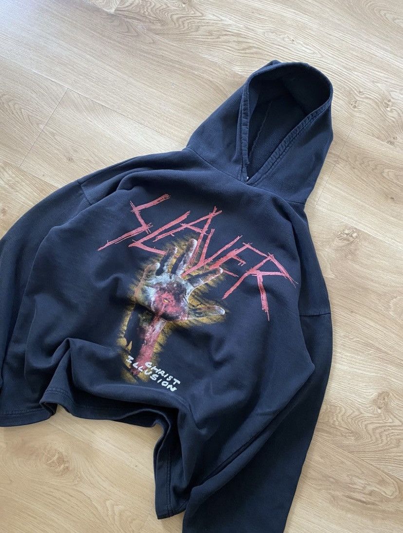Band Tees Vintage Metal Band Slayer Hoodie Size US L / EU 52-54 / 3 - 1 Thumbnail
