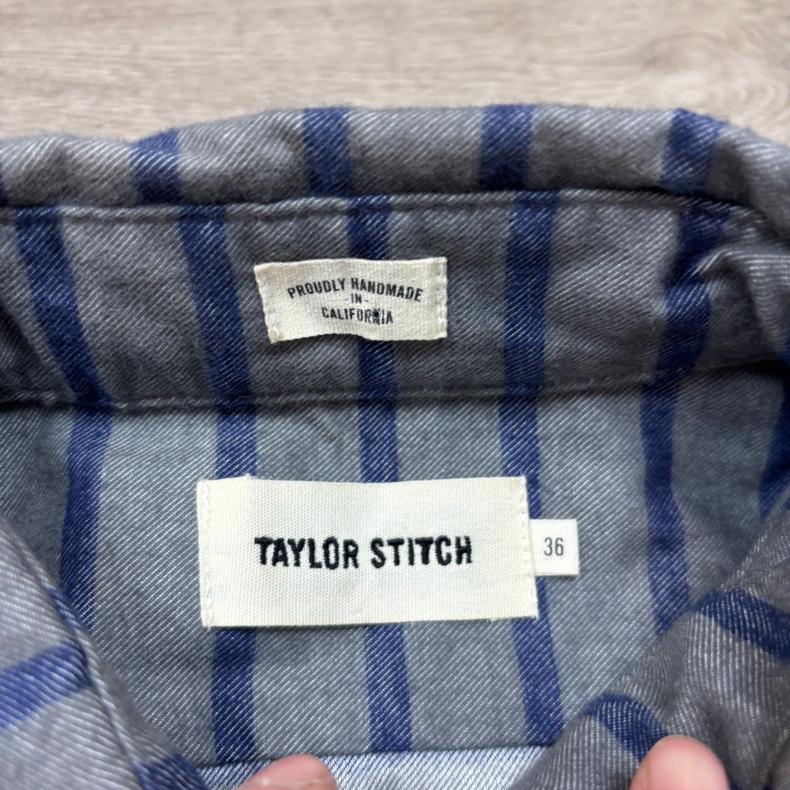Taylor Stitch Taylor Stitch Striped Flannel Button Up Shirt Men's 36/US XS Size US XS / EU 42 / 0 - 4 Thumbnail