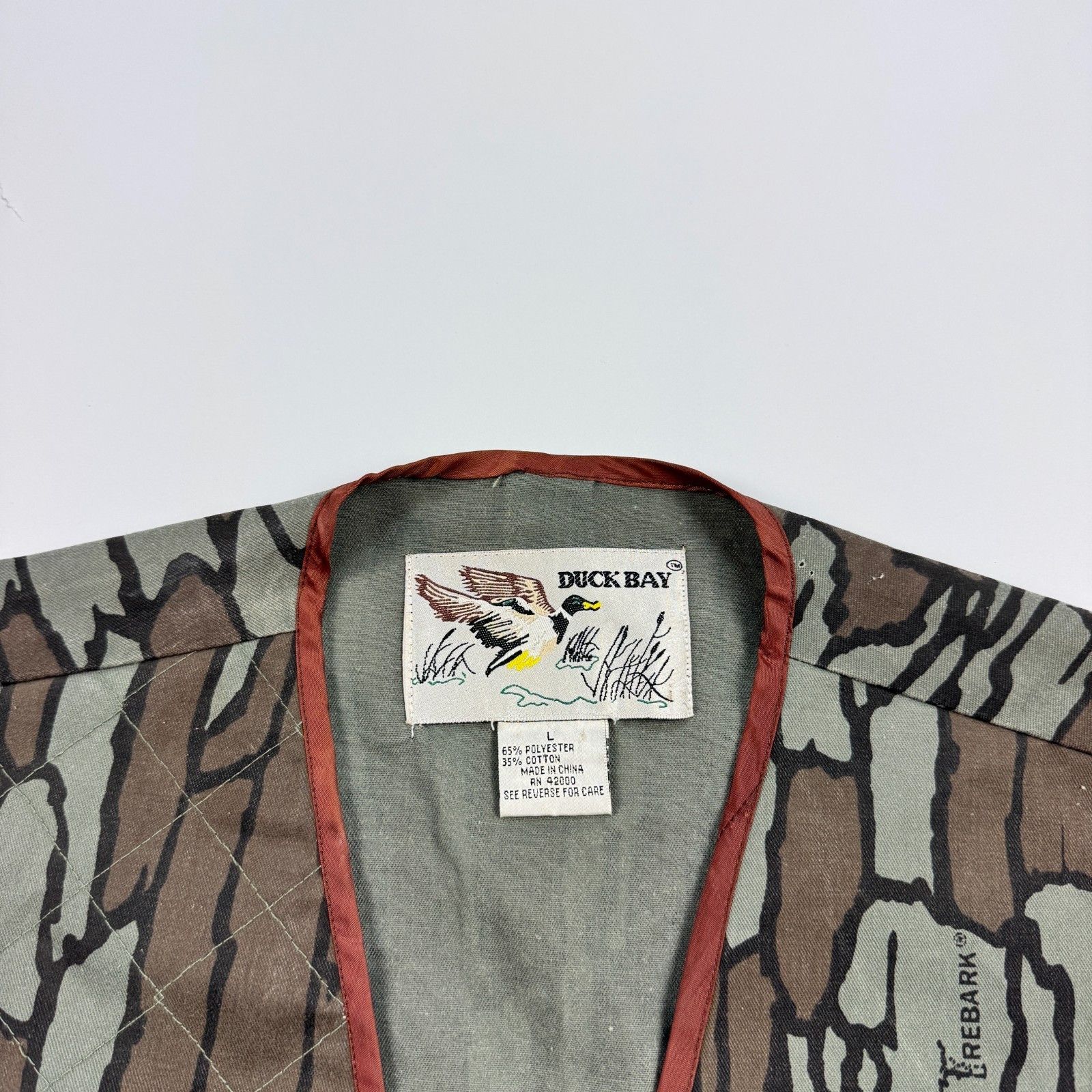 Vintage Vintage Trebark Camo Hunting Vest L Utility Duck Bay Size US L / EU 52-54 / 3 - 4 Thumbnail