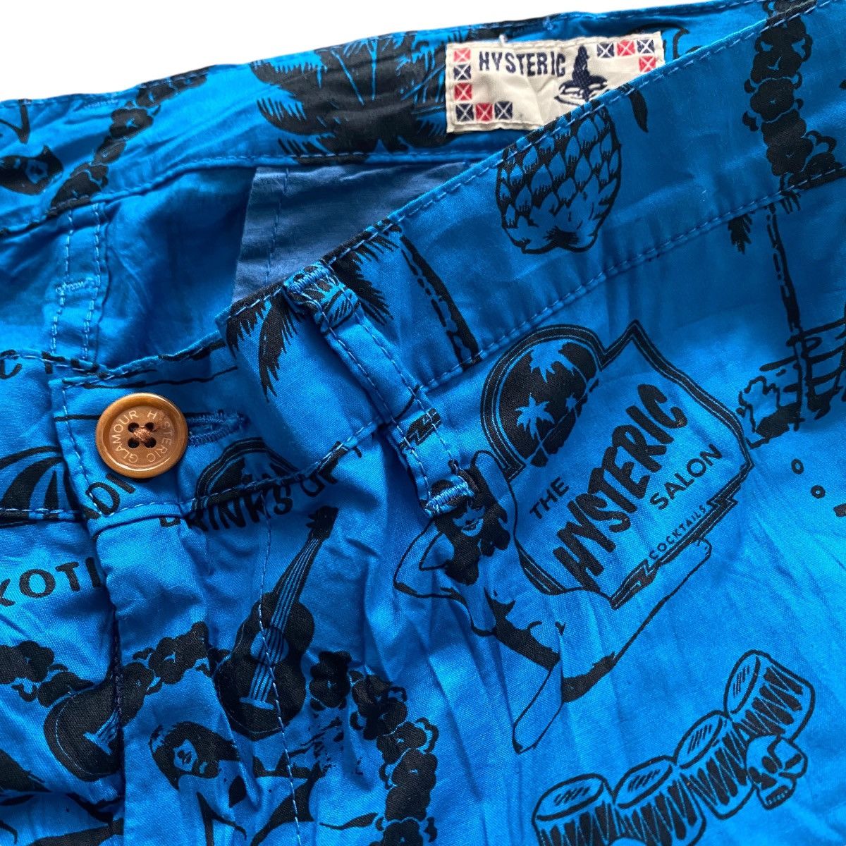 Hysteric Glamour × Japanese Brand Hysteric Glamour Full Print Pinup Hawaiian Trousers Pants Size 30" / US 8 / IT 44 - 5 Thumbnail
