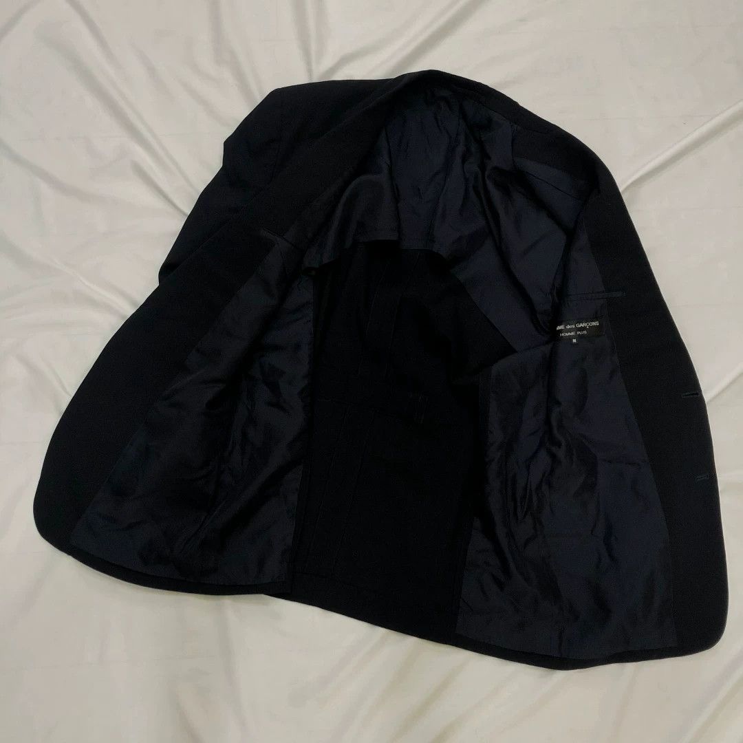 Comme des Garcons CDG 88AW Geometric Block Jacket (Black w/ Blue) Size US M / EU 48-50 / 2 - 4 Thumbnail