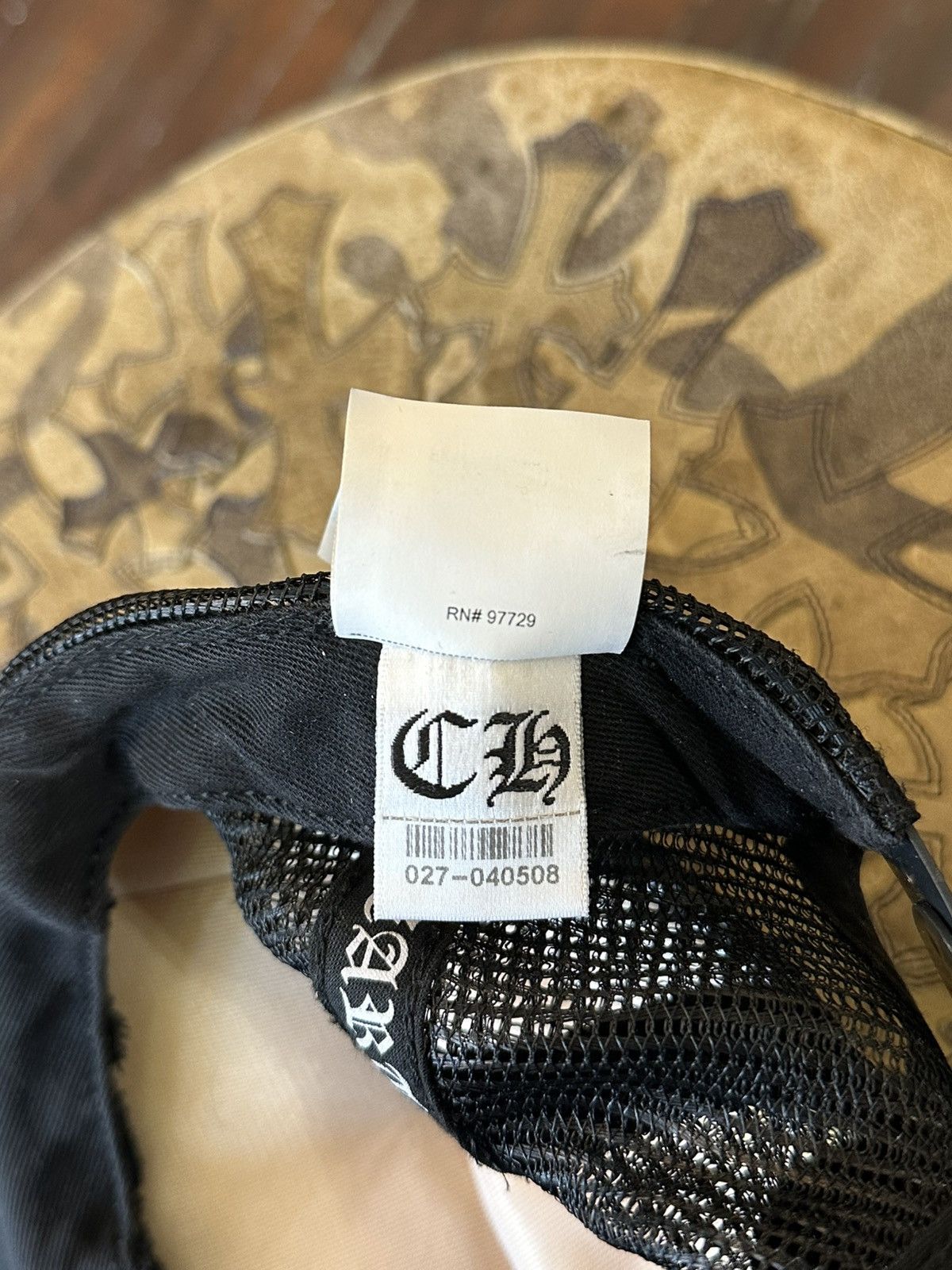 Chrome Hearts CHROME HEARTS THRASHED TRUCKER HAT Size ONE SIZE - 6 Thumbnail
