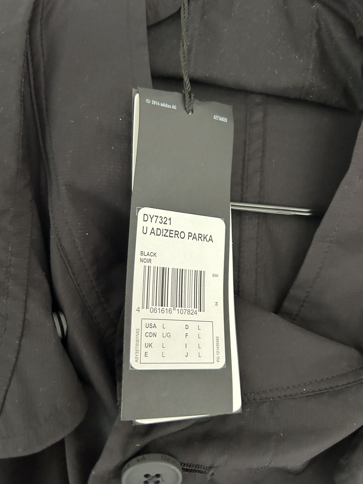 Y-3 Y-3 | Adizero Parka | Yohji | Black | adidas Size US XL / EU 56 / 4 - 5 Thumbnail