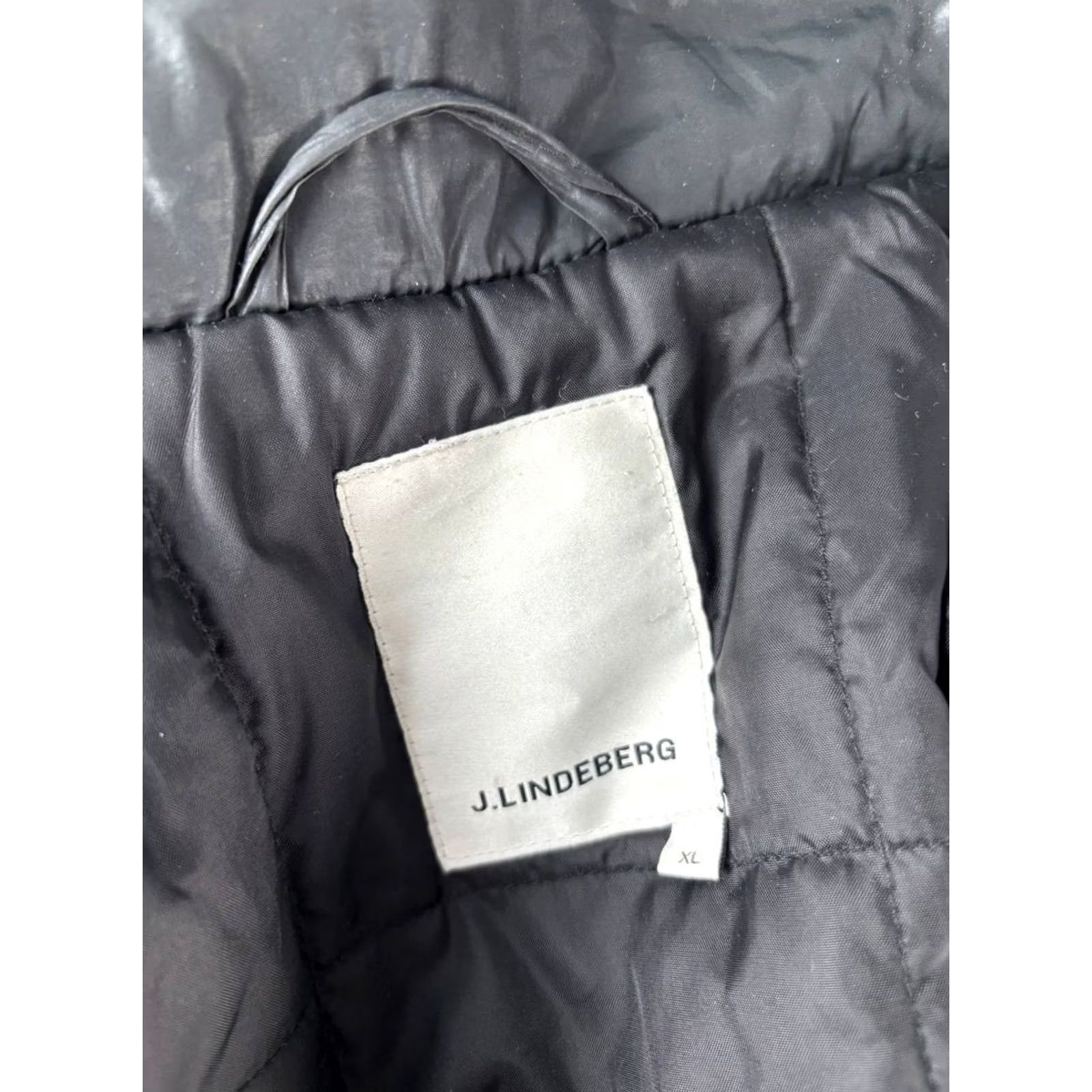 J.Lindeberg J.Lindeberg Trench Jacket Mens XL Black Polyester Full Zip Long Sleeve Regular Fit Size US XL / EU 56 / 4 - 3 Thumbnail