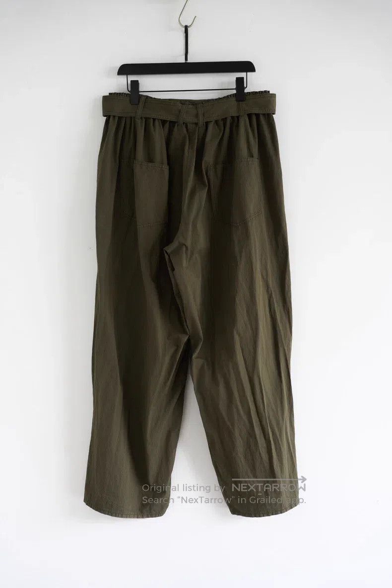 Yohji Yamamoto Yohji Yamamoto size 3 24SS Army Green Belt Straight Leg Pan Size US 30 / EU 46 - 2 Thumbnail