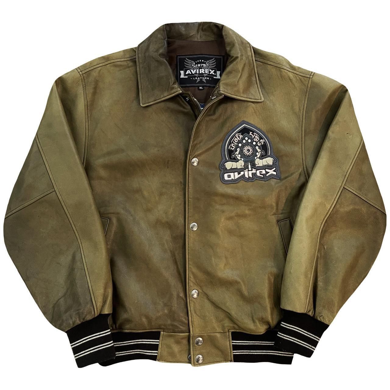 Avirex Avirex Leather Varsity Jacket Size US XL / EU 56 / 4 - 2 Thumbnail