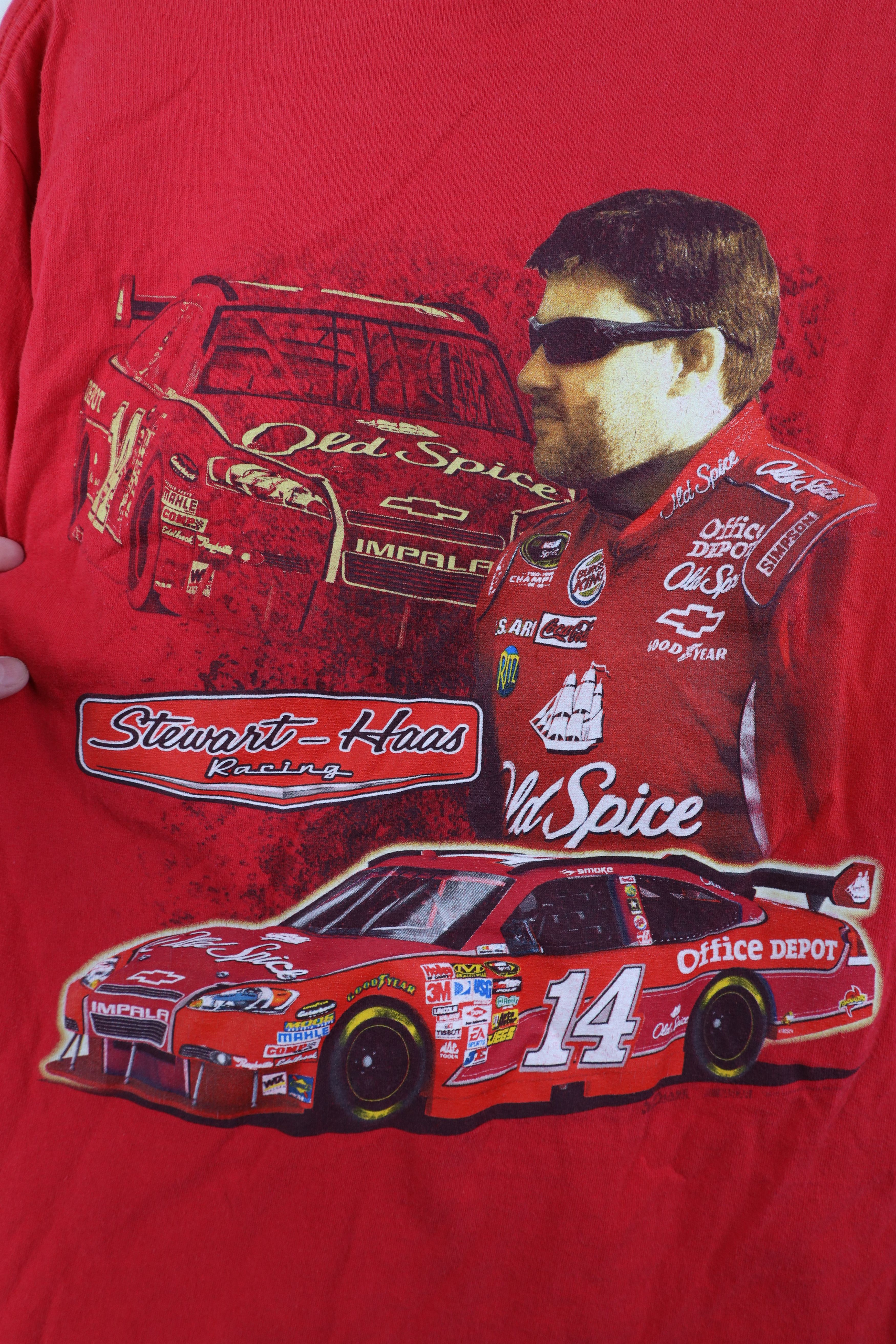 Vintage Vintage Y2K NASCAR Stewart Racing All Over Print T-Shirt Size US M / EU 48-50 / 2 - 10 Thumbnail
