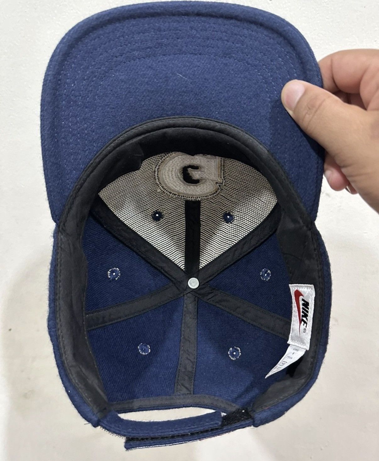 Nike VTG Nike HOYAS Baseball Hat Size ONE SIZE - 5 Thumbnail
