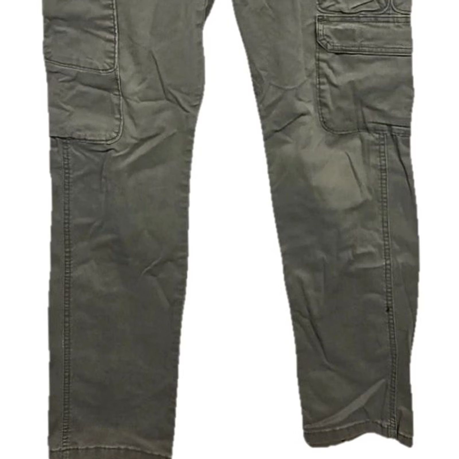 Wrangler Wrangler Cargo Pants Men Olive Green Slim Tapered Army Military Flat Front 30in Inseam 29in Pocket Cotton Twill Reserved Regular Size Type Pants Size US 30 / EU 46 - 3 Thumbnail