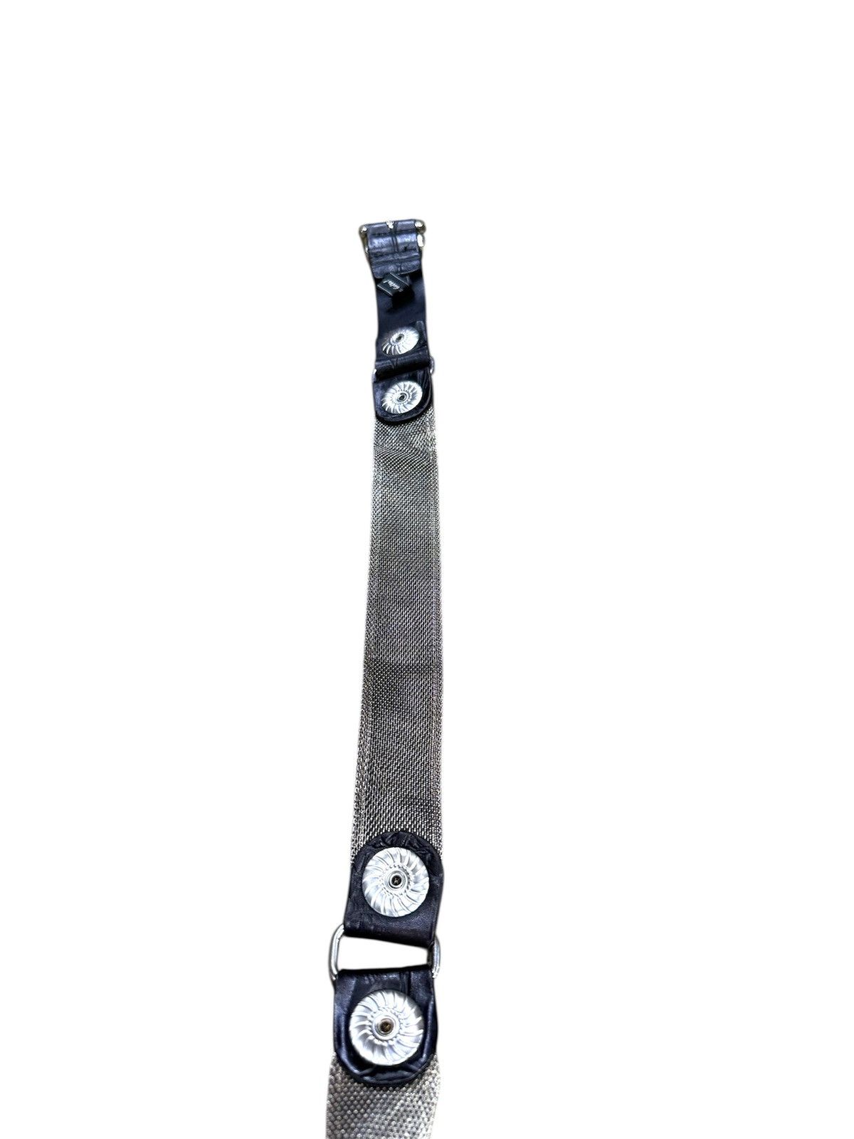 Genuine Leather × Vintage Vintage Echt Leder leader belt Size ONE SIZE - 4 Thumbnail
