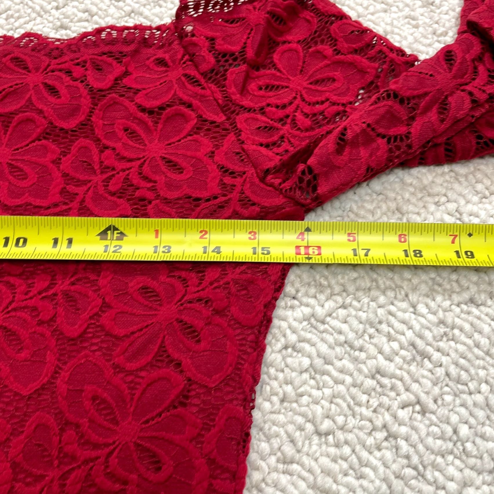 Vintage VINTAGE Unbrounded Blouse Shirt Womens S Red Floral Embroidered Sheer Boat Neck Casual Sleeves Womens Size S / US 4 / IT 40 - 4 Thumbnail