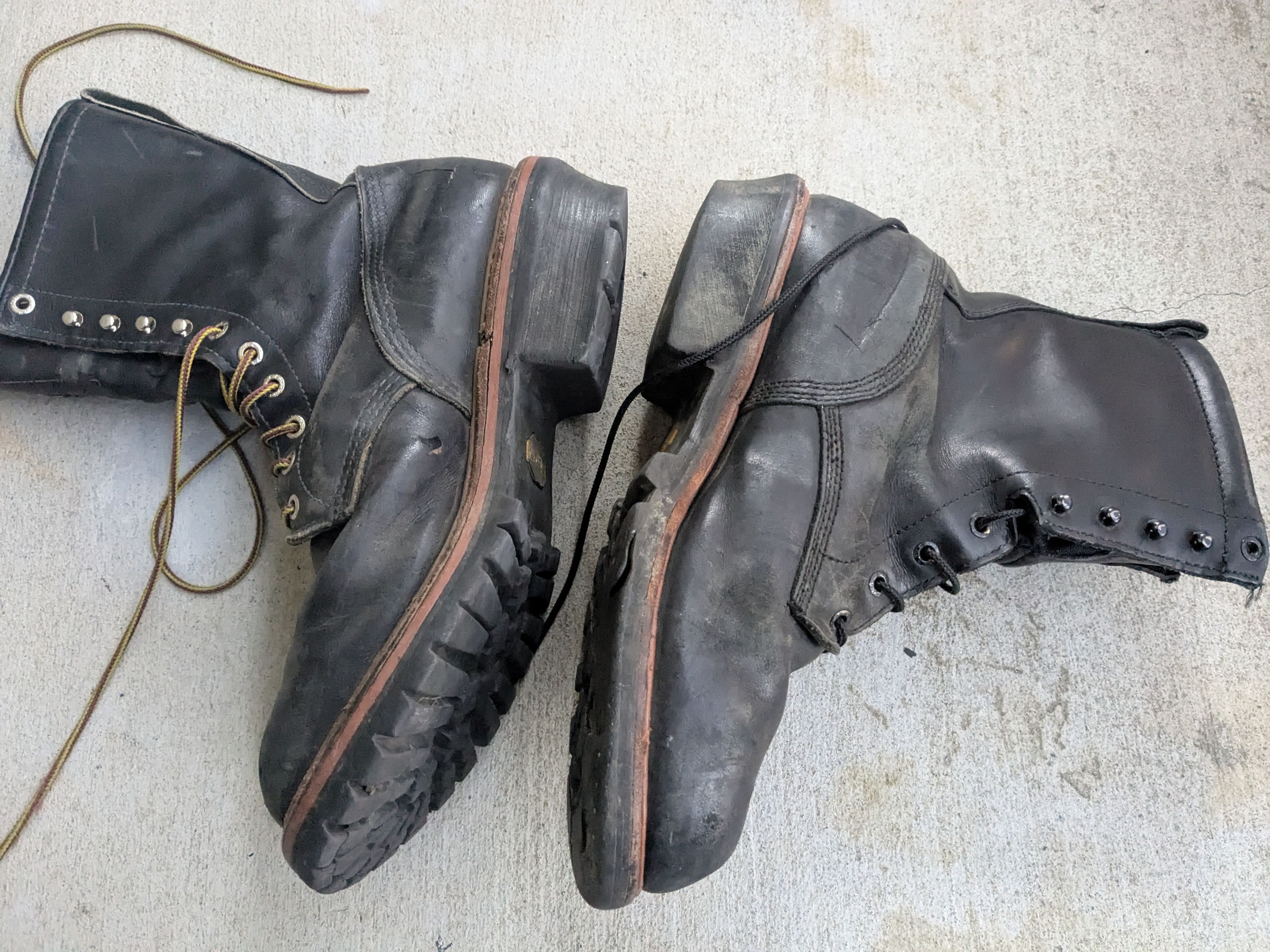 Red Wing Red Wing Boots Black Leather 10.5 Size US 10.5 / EU 43-44 - 9 Thumbnail