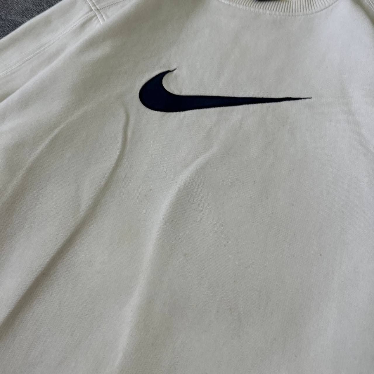 Nike × Vintage Vintage Blue Nike Sweatshirt Big Logo Y2K Size L Size US L / EU 52-54 / 3 - 12 Thumbnail