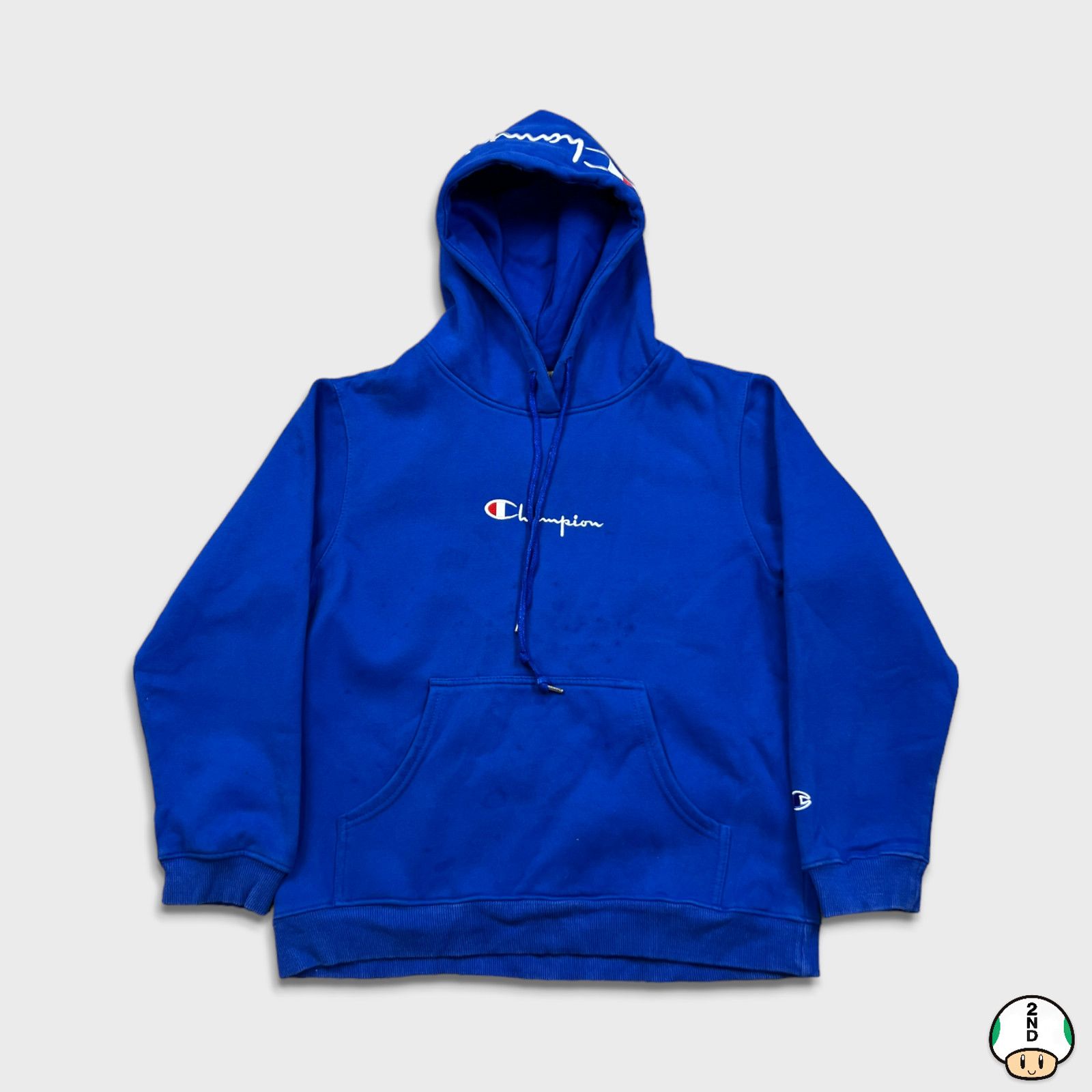 Champion × Vintage Champion Hoodie Small Authentic Apparel Hooded Sweatshirt Size US S / EU 44-46 / 1 - 1 Thumbnail