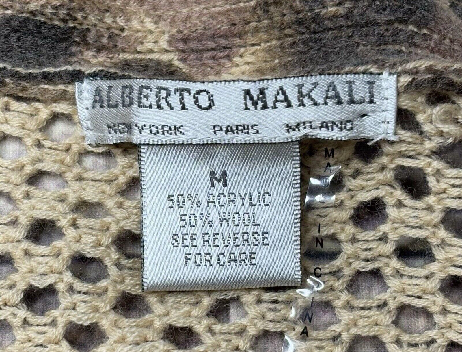 Other Alberto Makali Sweater Women's Medium Wrap Wool Blend Size M / US 6-8 / IT 42-44 - 2 Thumbnail