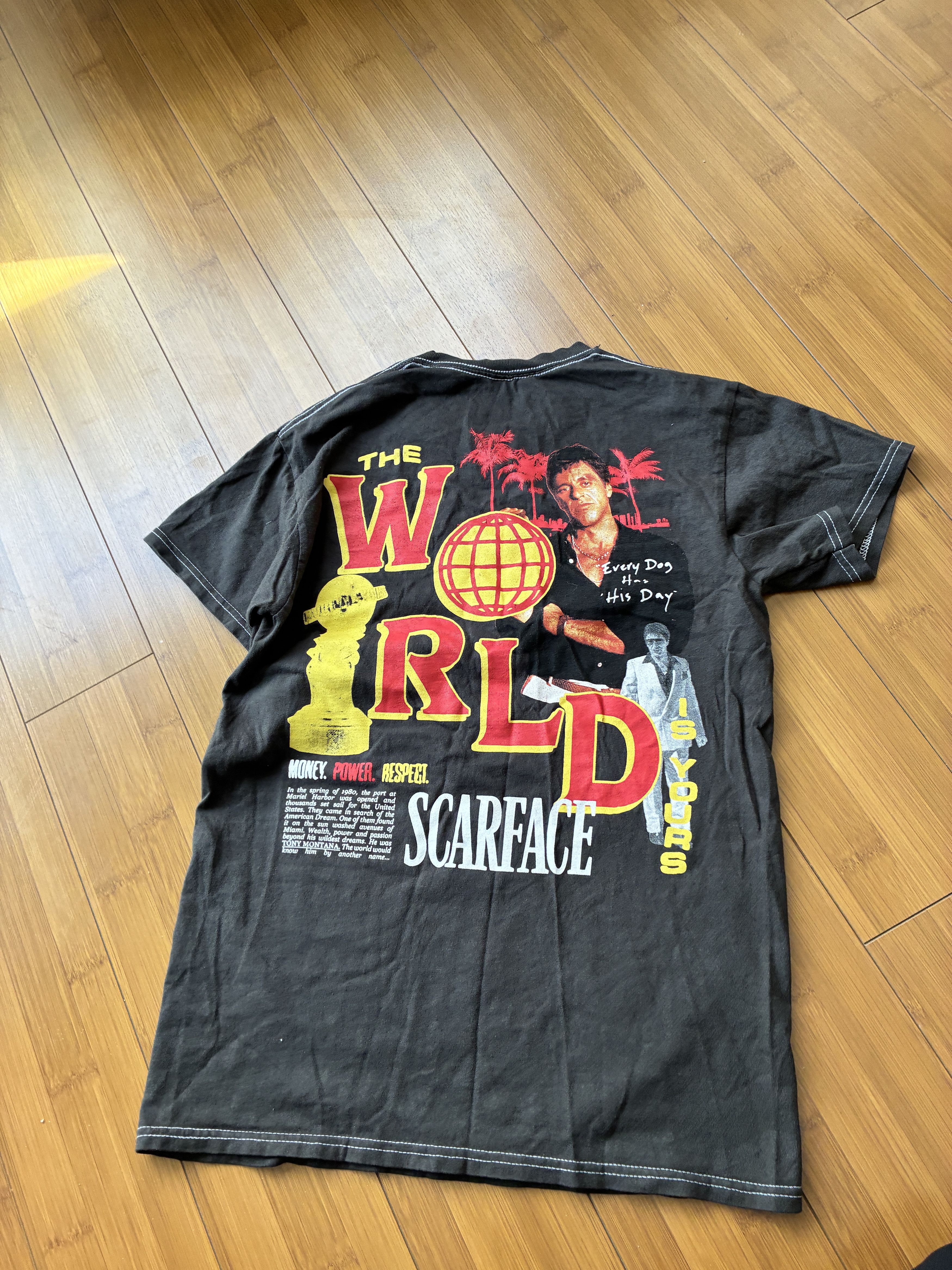 Other Scarface Tony Montana World Vengeance Black Shirt - Small Size US S / EU 44-46 / 1 - 4 Thumbnail