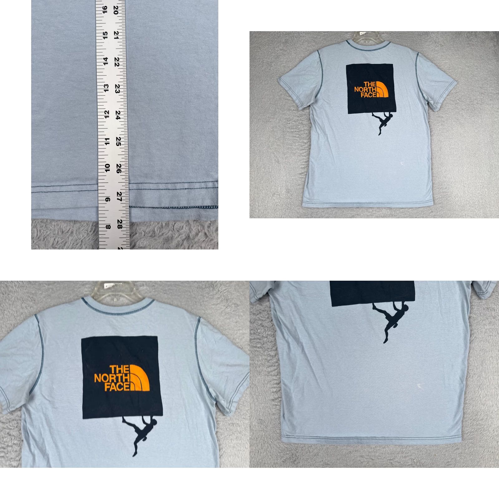 The North Face VINTAGE? No, it's not vintage. The North Face Shirt Men Large Blue 100% Cotton Short Sleeve Crew Neck Size US L / EU 52-54 / 3 - 9 Thumbnail