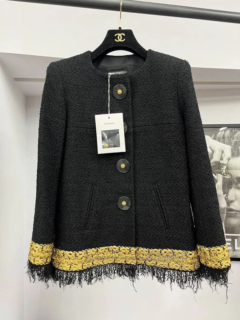 Chanel Metiers D'Art Black Jacket.