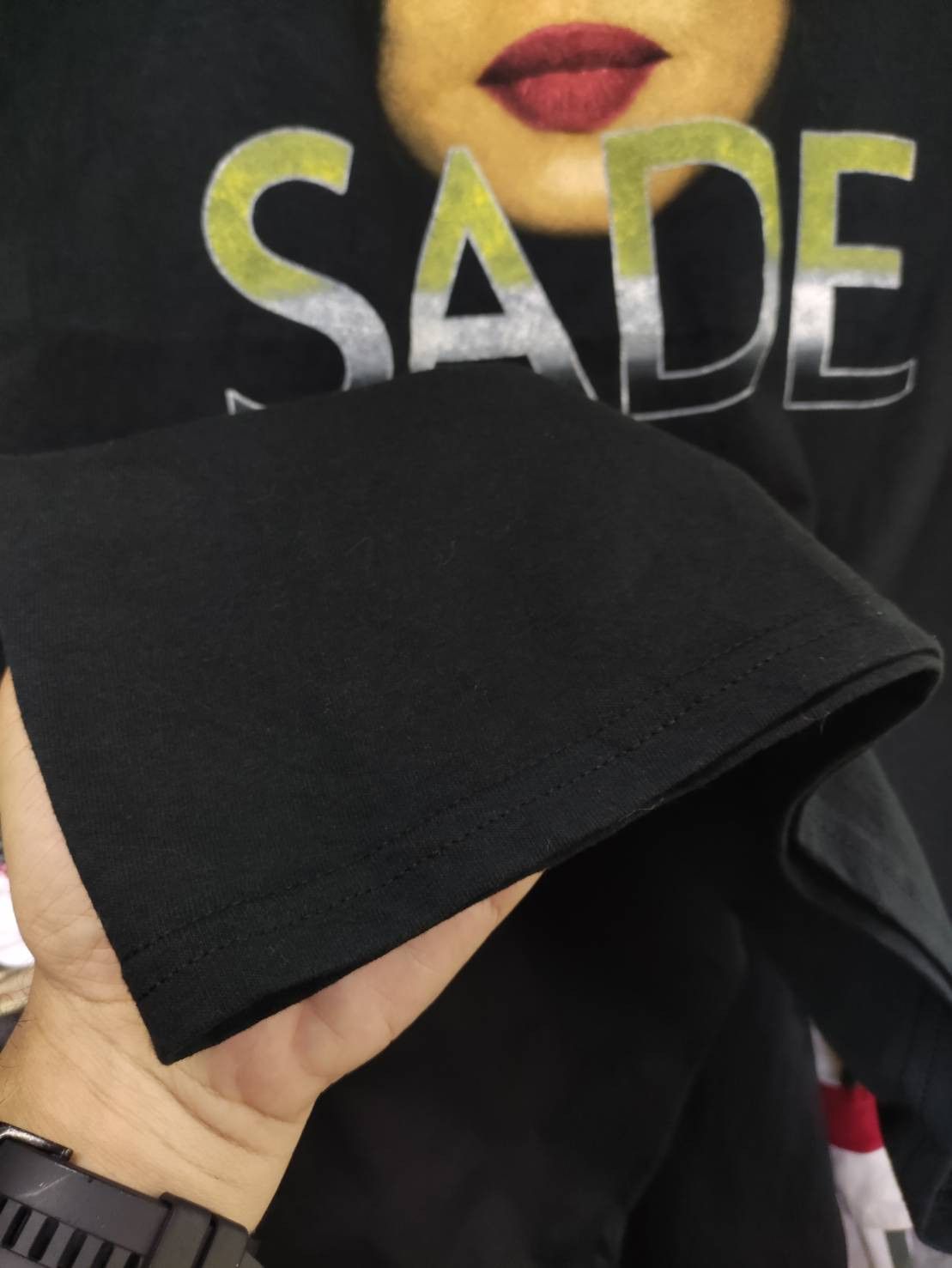Band Tees × Rap Tees Sade " Lovers Rock " Album Tour Promo T-Shirt Size US M / EU 48-50 / 2 - 9 Thumbnail